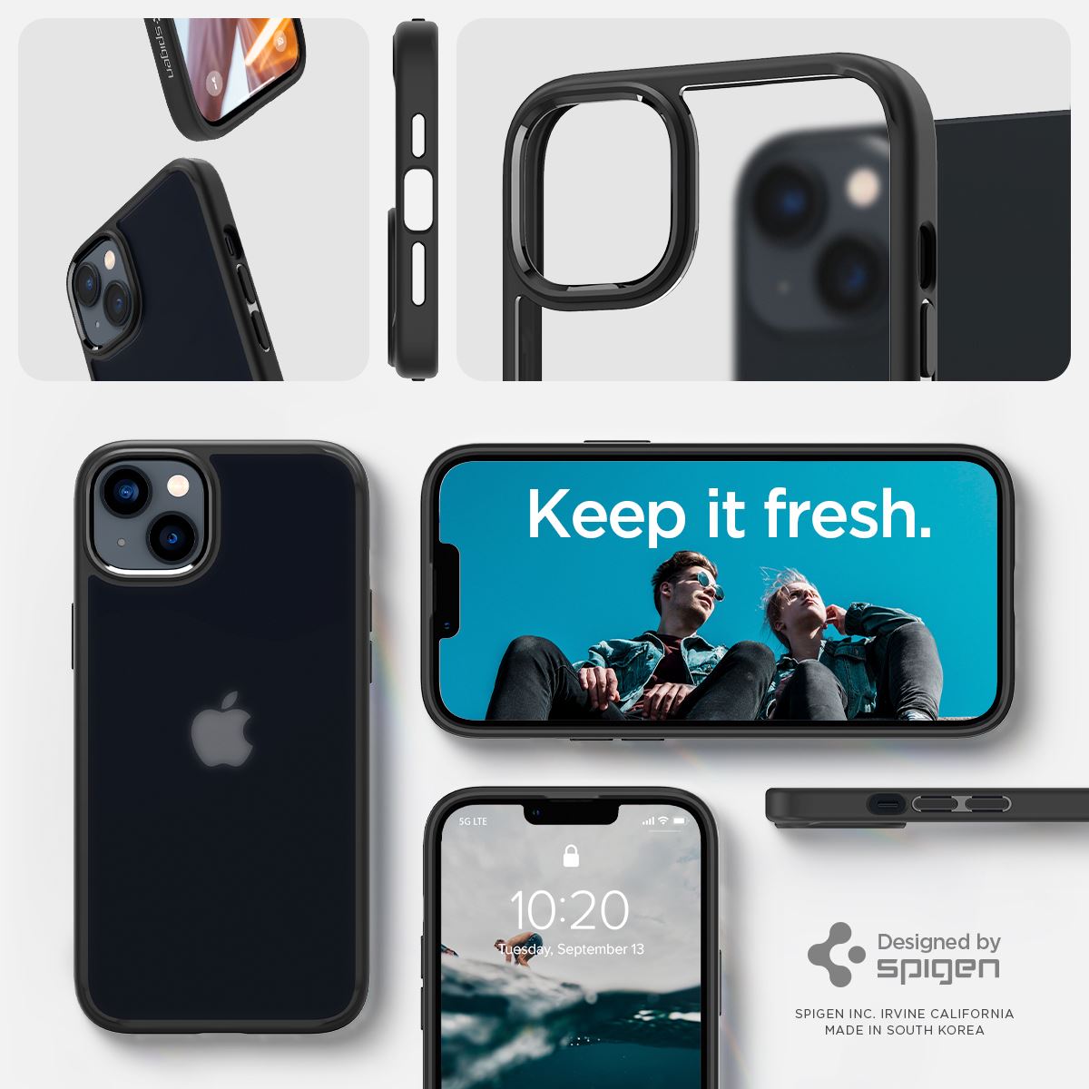 Spigen Ultra Hybrid, frost black - iPhone 14 (13)