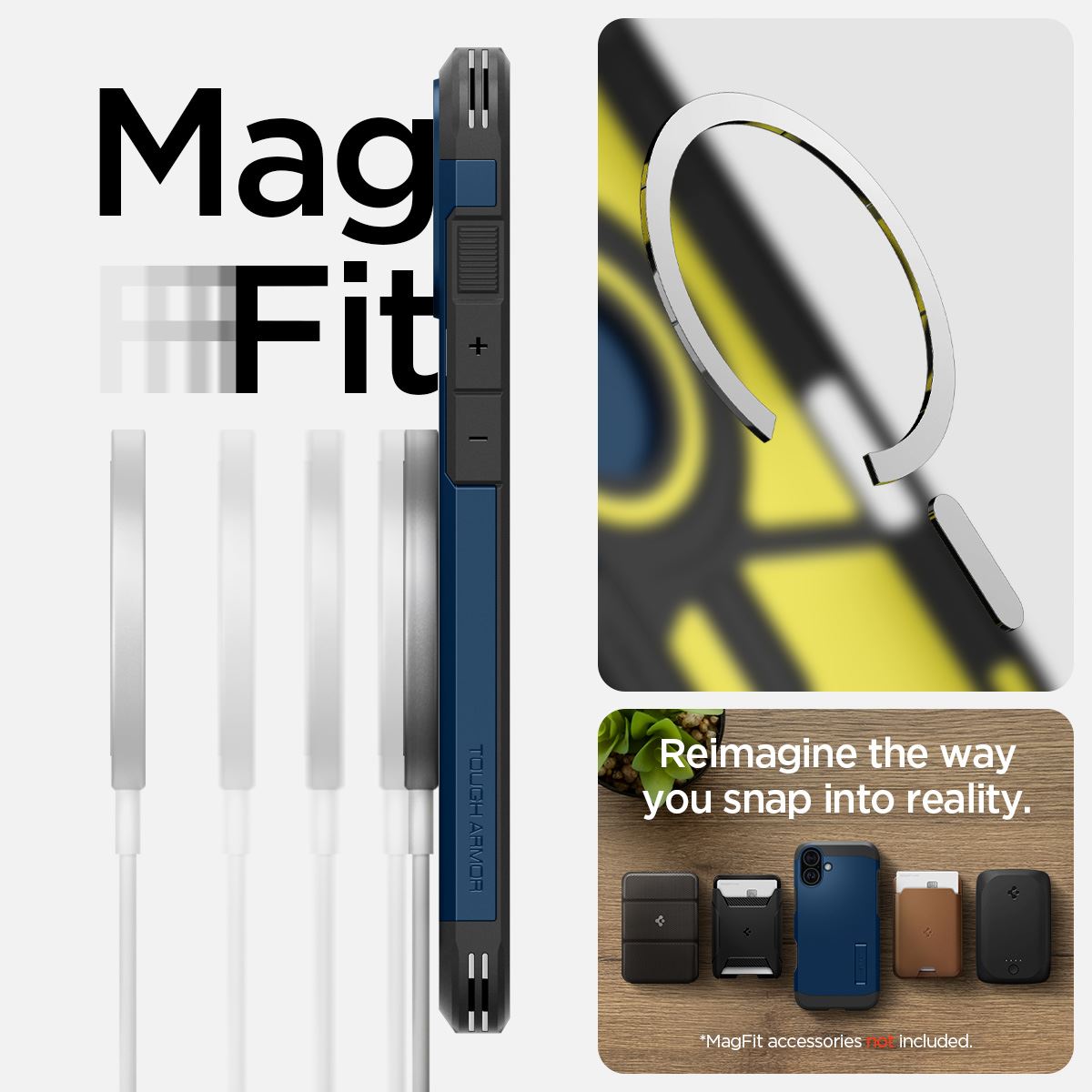 Spigen Tough Armor MagSafe, navy blue - iPhone 16 (15)