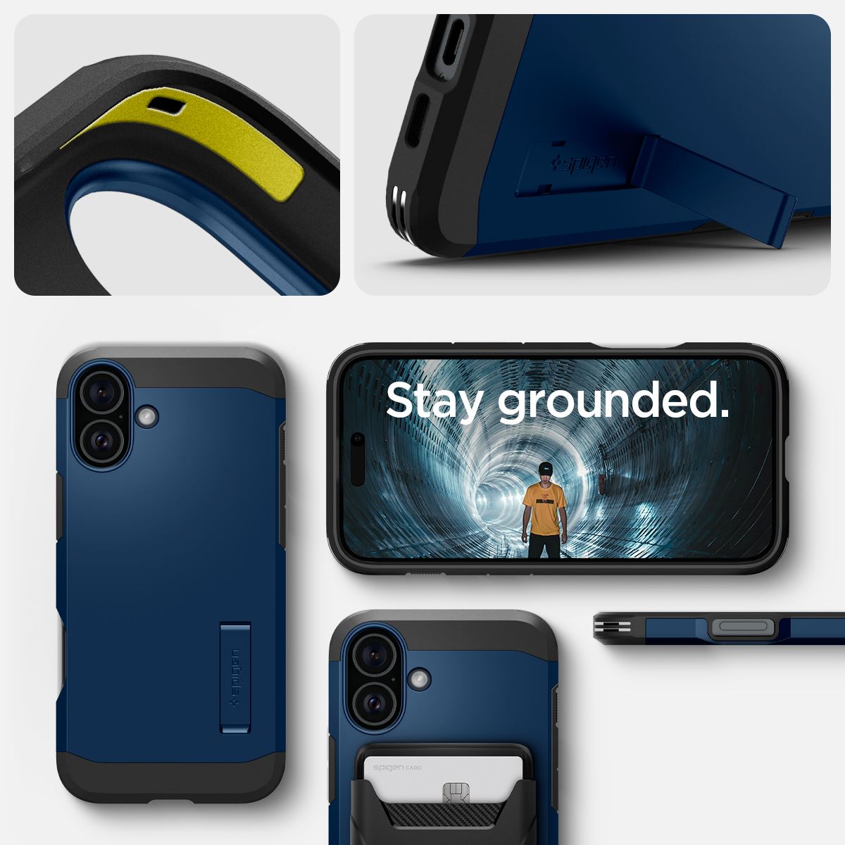 Spigen Tough Armor MagSafe, navy blue - iPhone 16 (16)