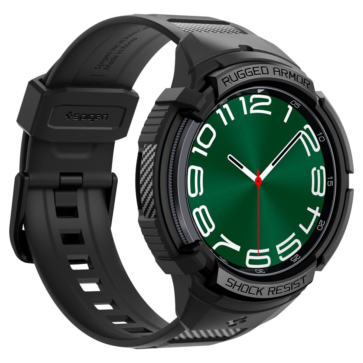 Spigen Rugged Armor Pro, black - Samsung Galaxy Watch6 Classic 47mm (3)