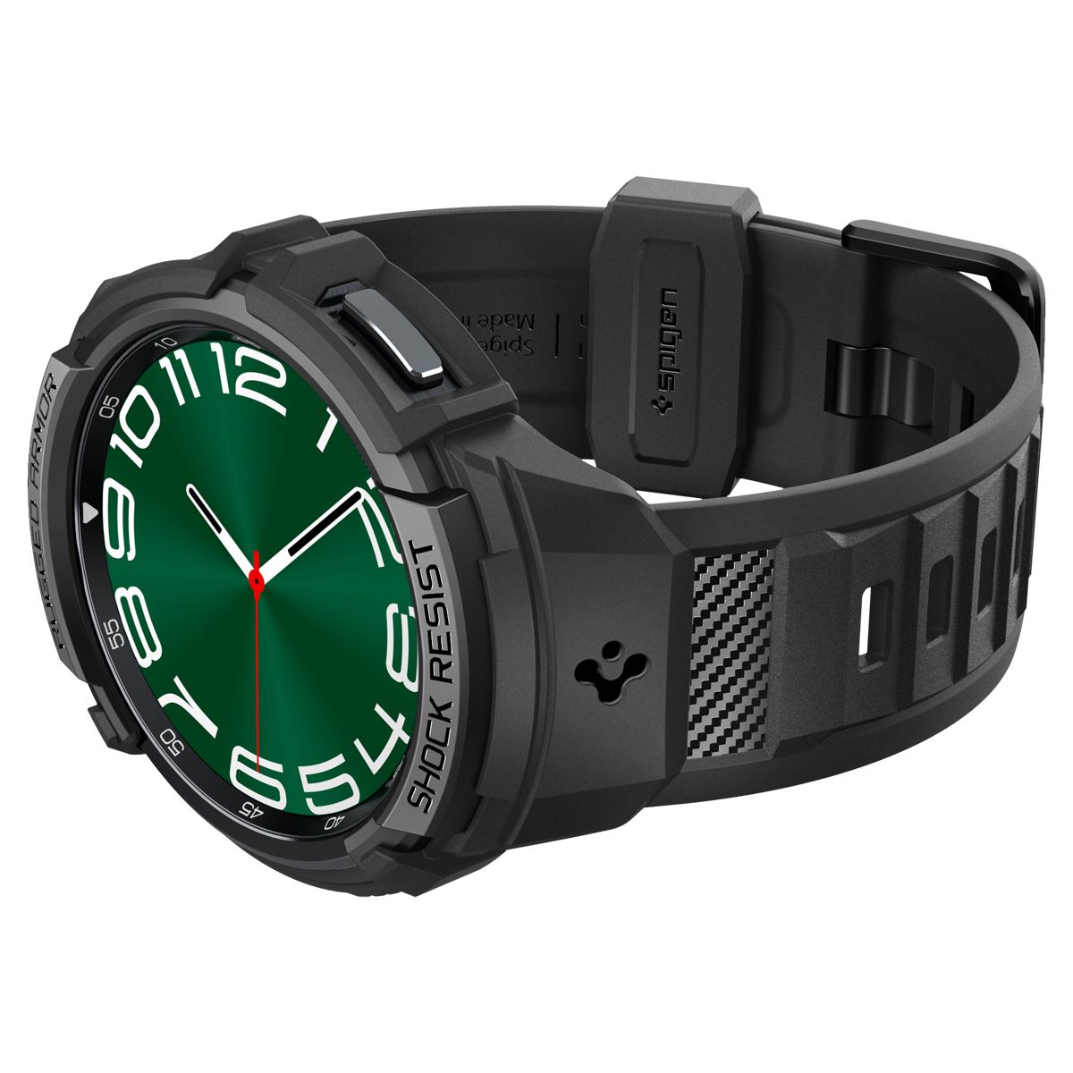 Spigen Rugged Armor Pro, black - Samsung Galaxy Watch6 Classic 47mm (5)