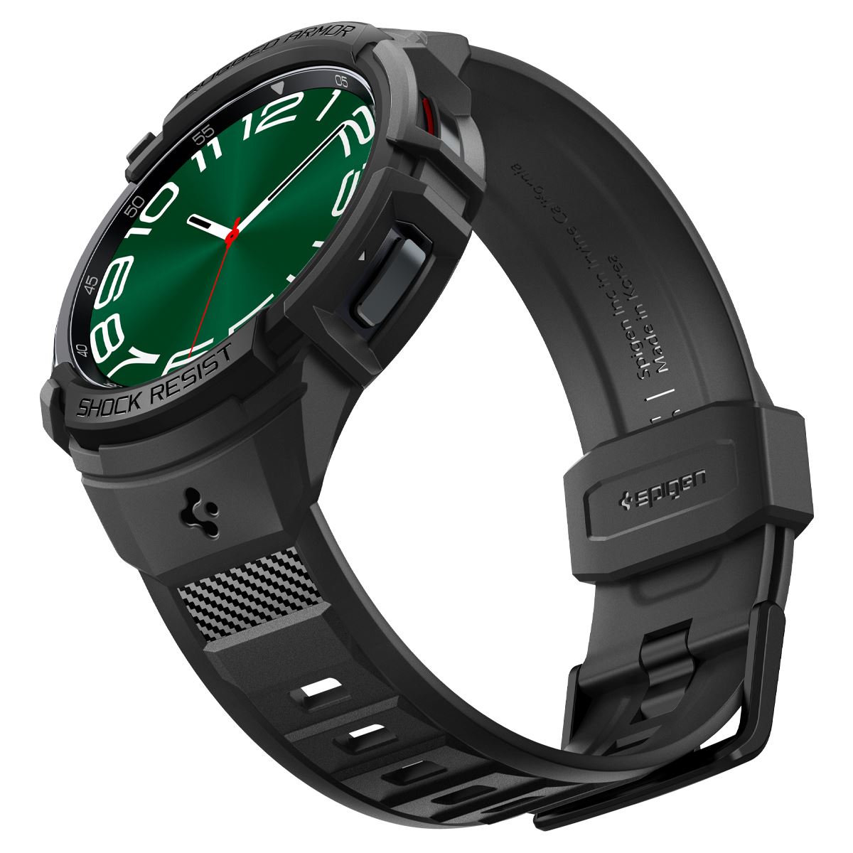 Spigen Rugged Armor Pro, black - Samsung Galaxy Watch6 Classic 47mm (6)