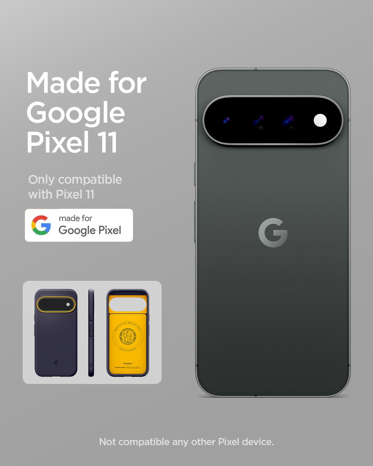 Spigen Nano Pop MagSafe, blueberry navy - Google Pixel 11 (11)