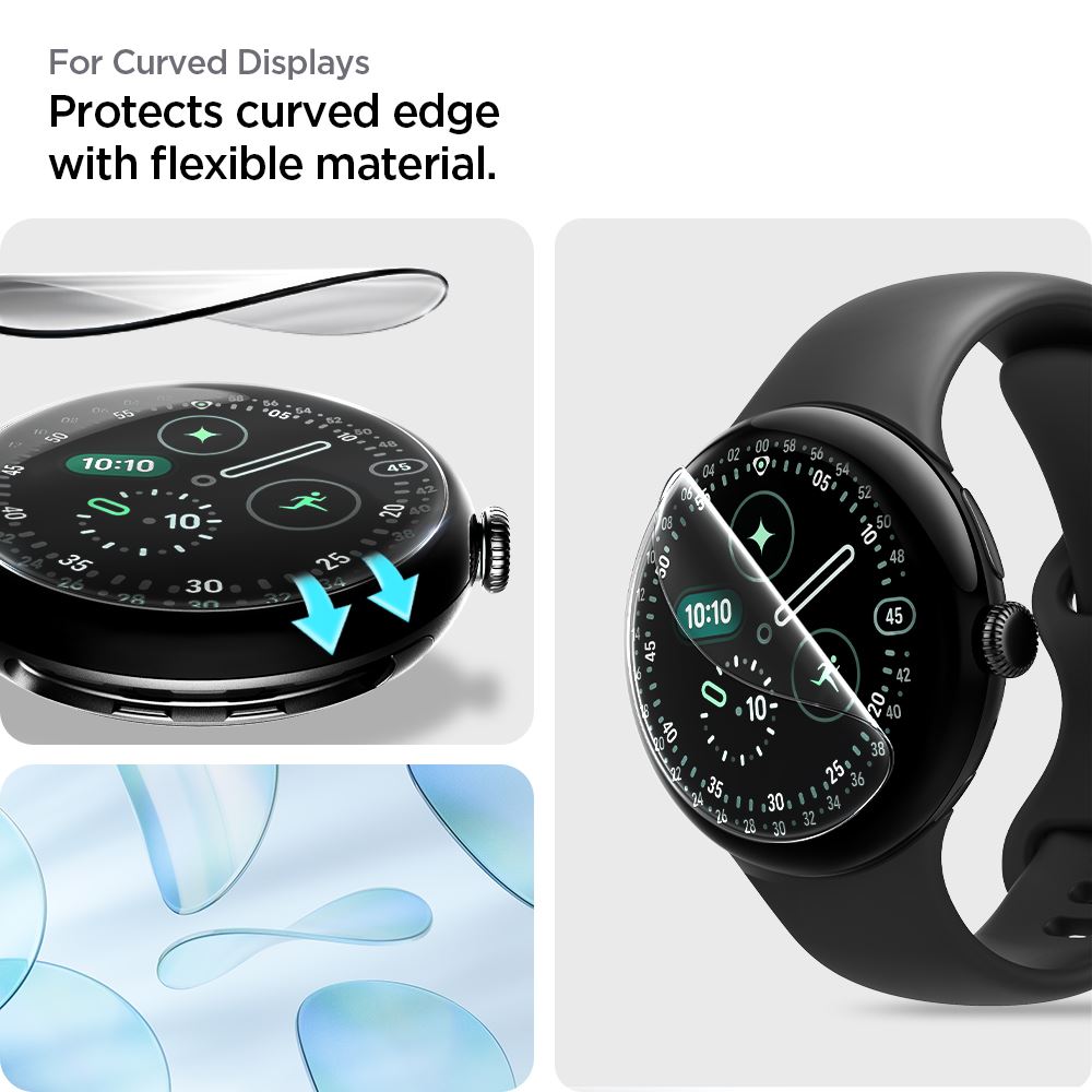 Spigen EliteShield EZ Fit 2 Pack - Google Pixel Watch 4/ 3 (41mm) (10)