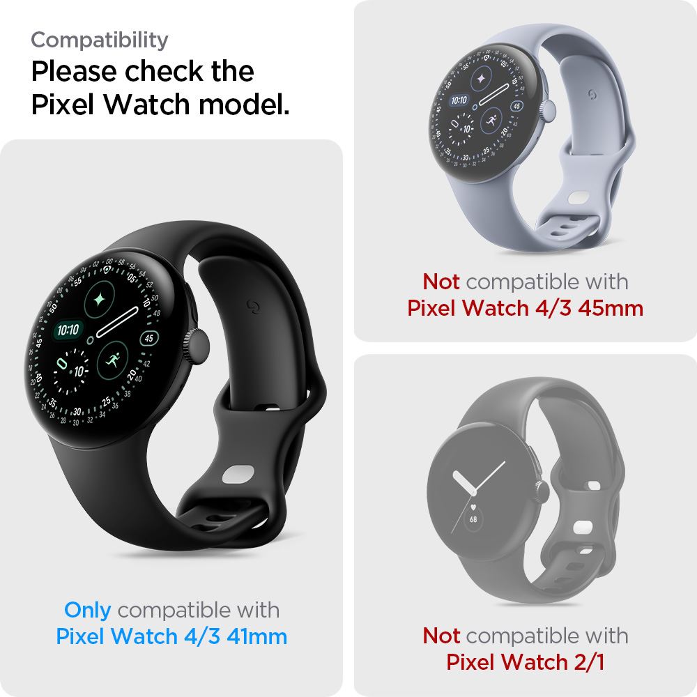 Spigen EliteShield EZ Fit 2 Pack - Google Pixel Watch 4/ 3 (41mm) (7)