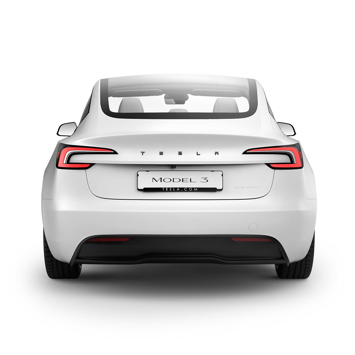 Spigen Tesla Rear Emblem Logo Full Cover, carbon - Tesla Model 3 2024 (4)