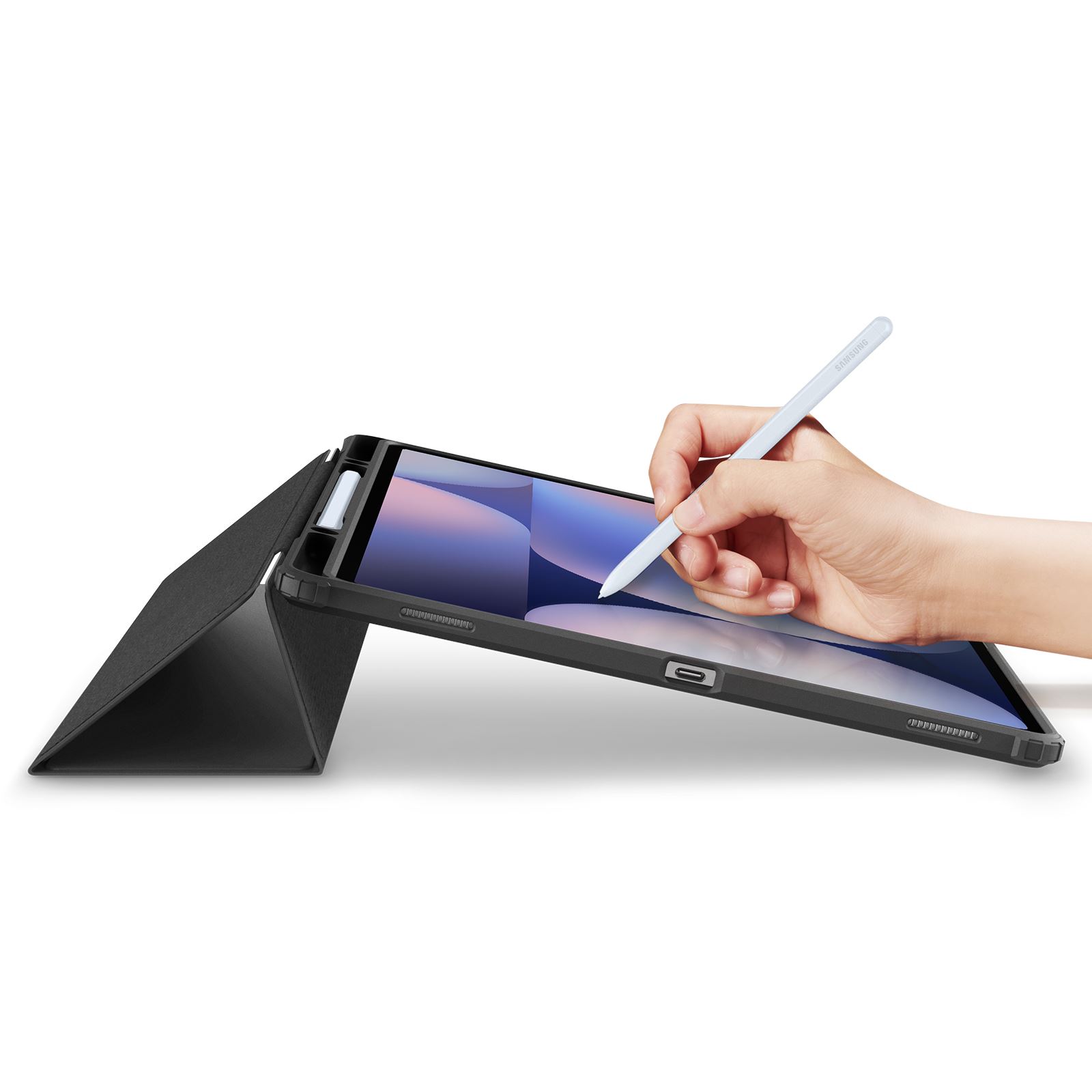 Spigen Ultra Hybrid Pro, black - Samsung Galaxy Tab S10/S9/S8 Ultra (11)