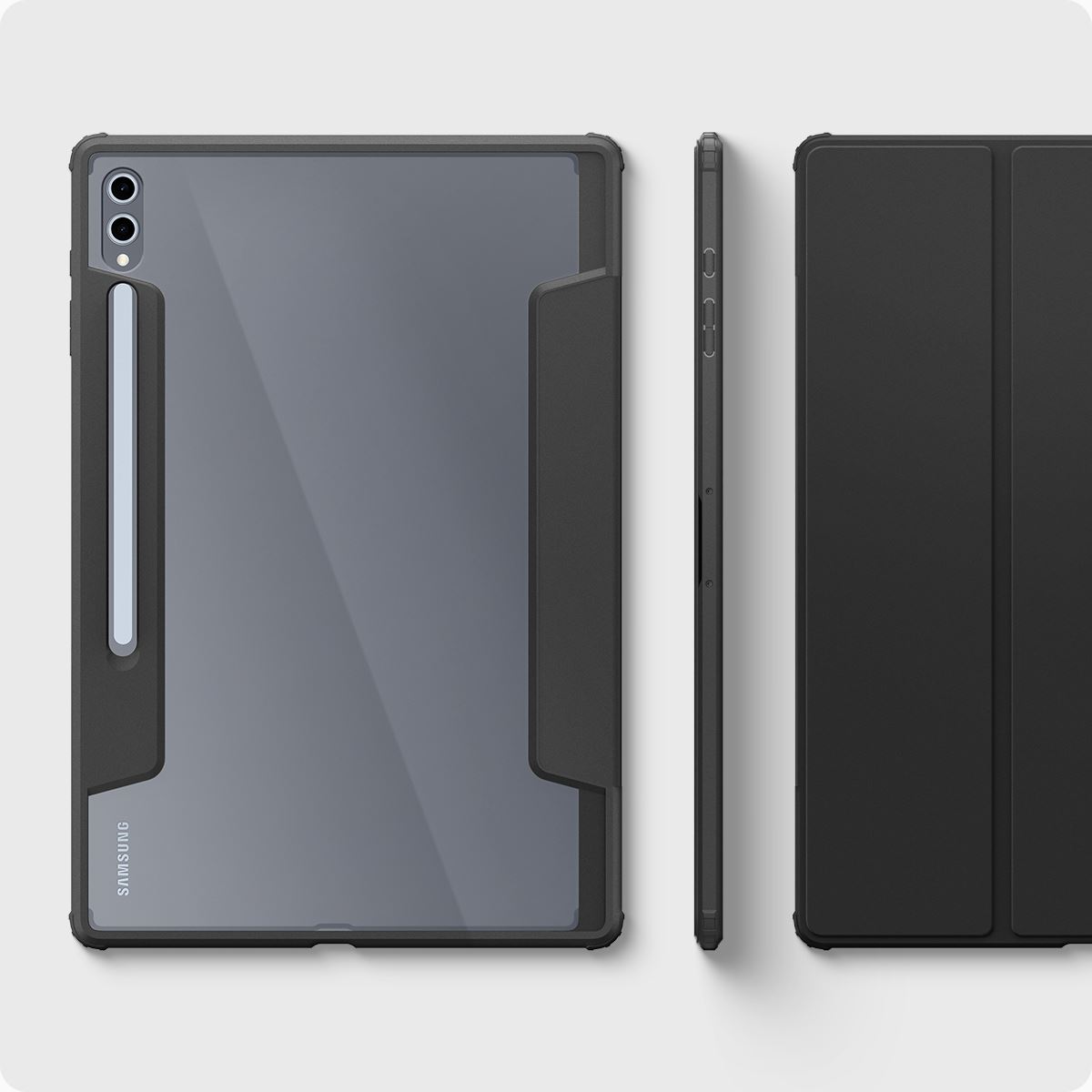 Spigen Ultra Hybrid Pro, black - Samsung Galaxy Tab S10/S9/S8 Ultra (17)