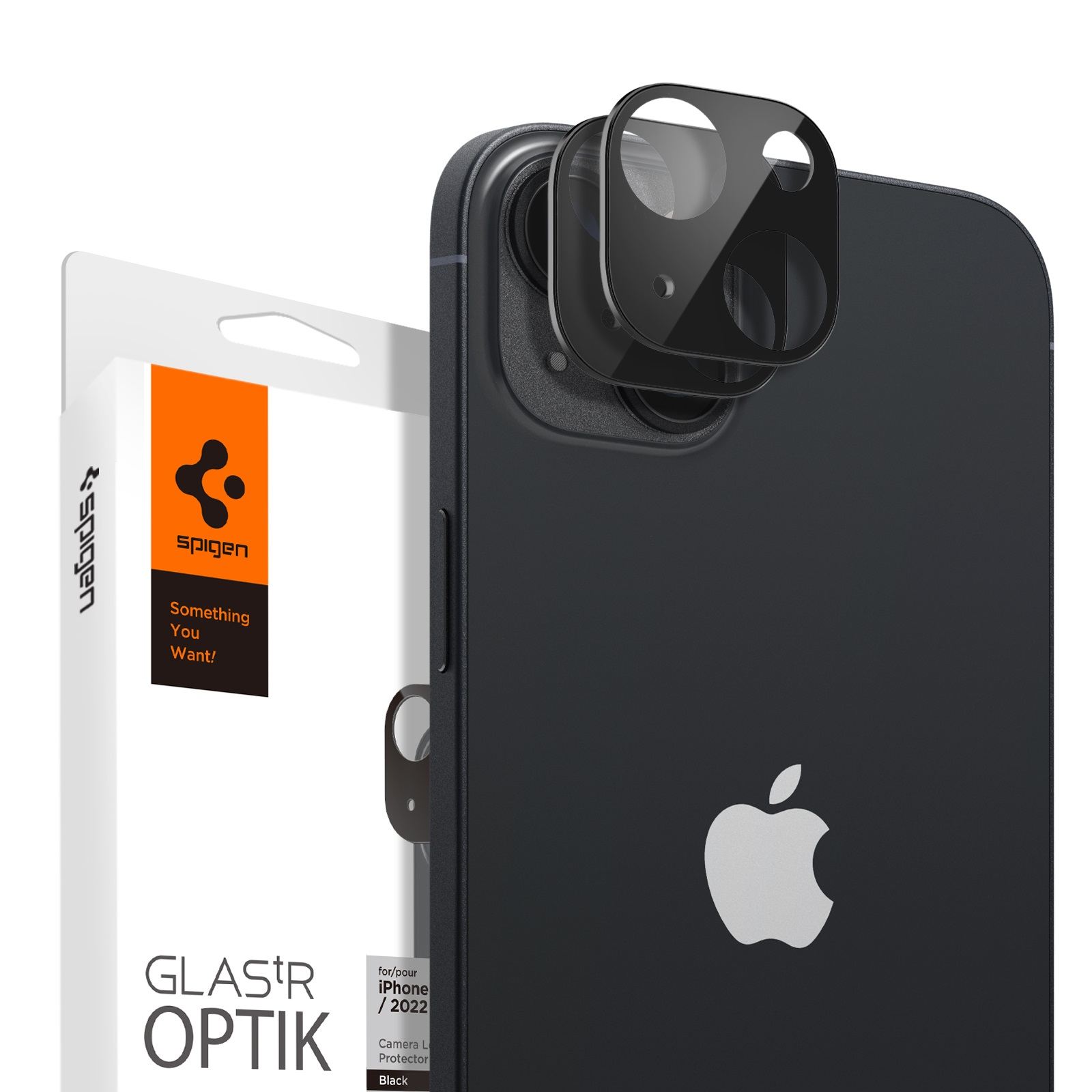 Spigen Glass Optik 2 Pack, black - iPhone 14/iPhone 14 Plus (1)