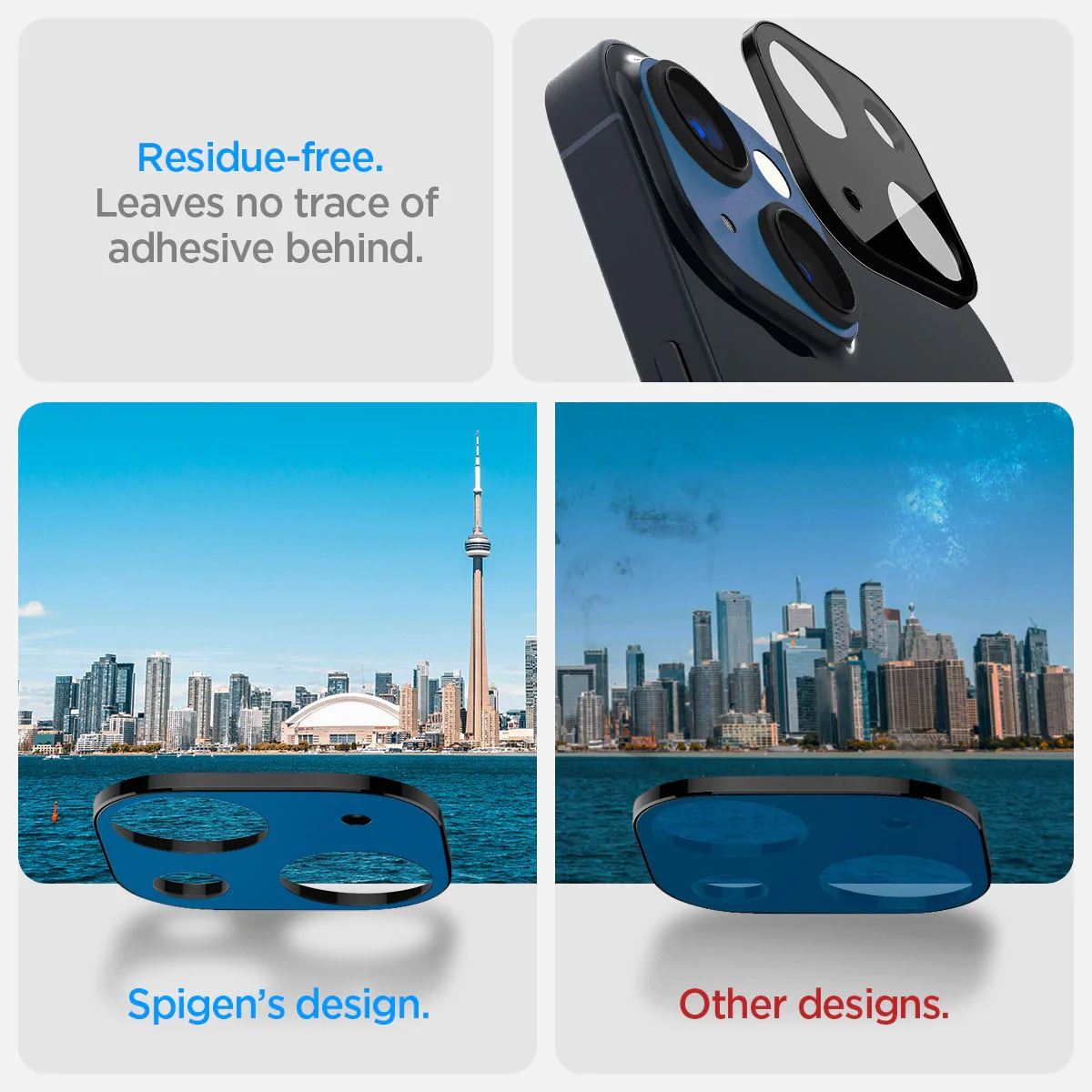 Spigen Glass Optik 2 Pack, black - iPhone 14/iPhone 14 Plus (14)