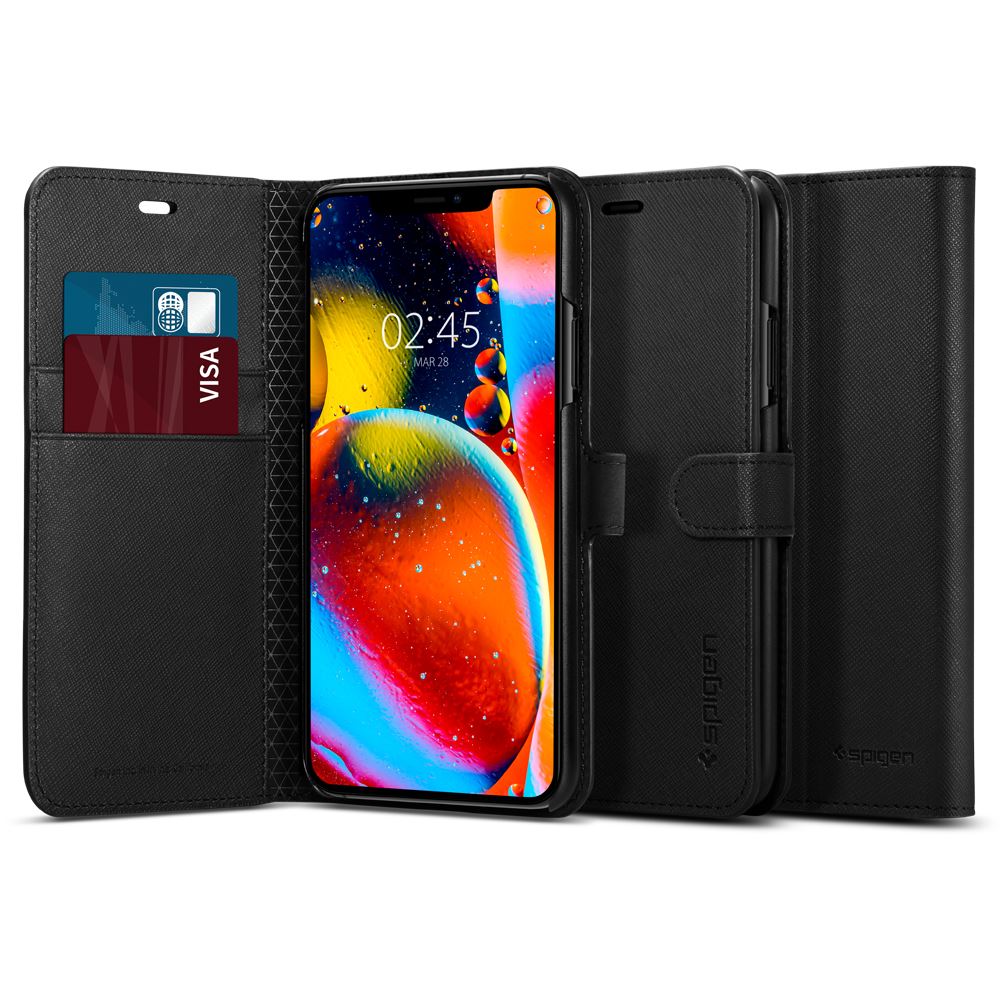 Spigen Wallet S, black - iPhone 11 Pro