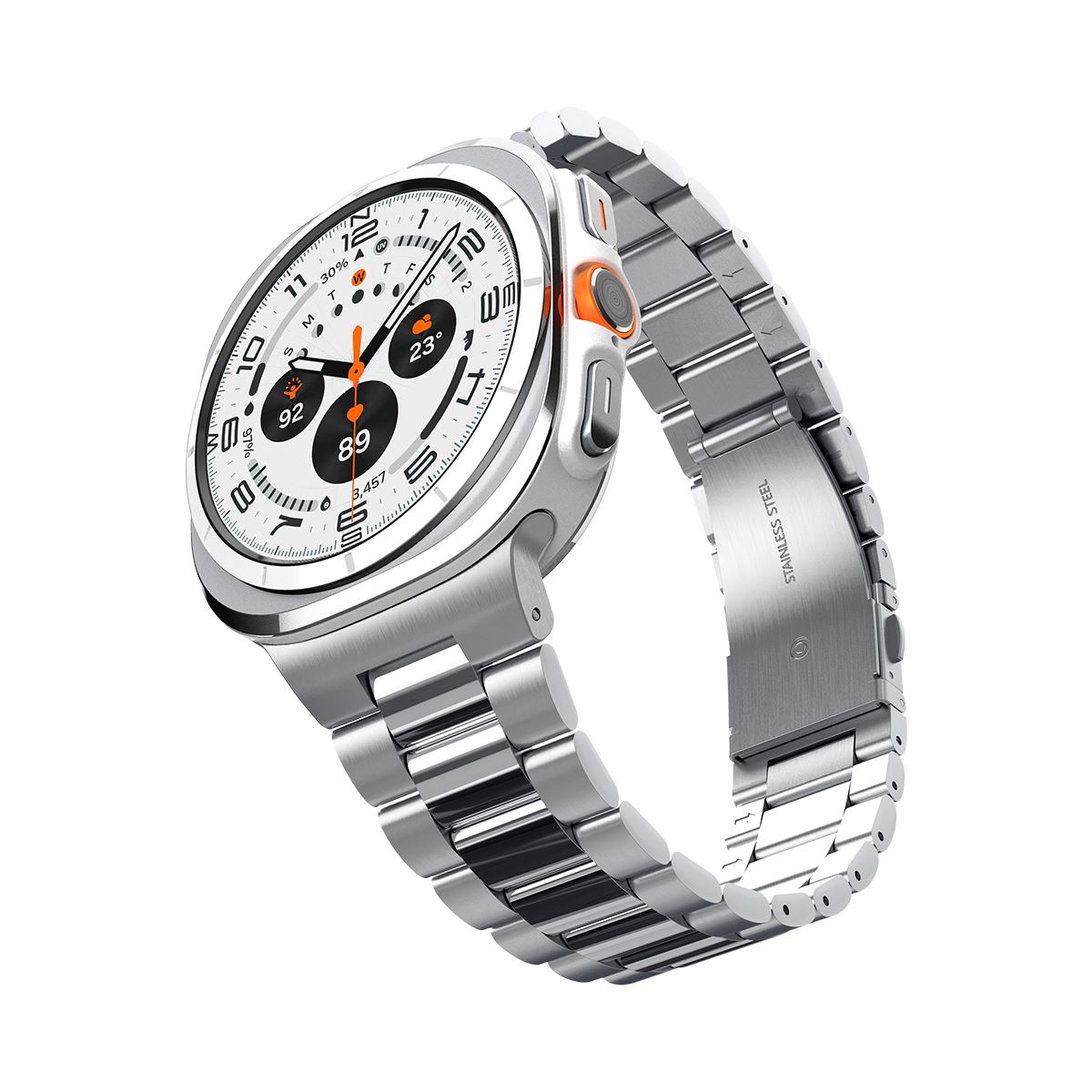 Spigen Modern Fit 316L, silver - Samsung Galaxy Watch Ultra (8)