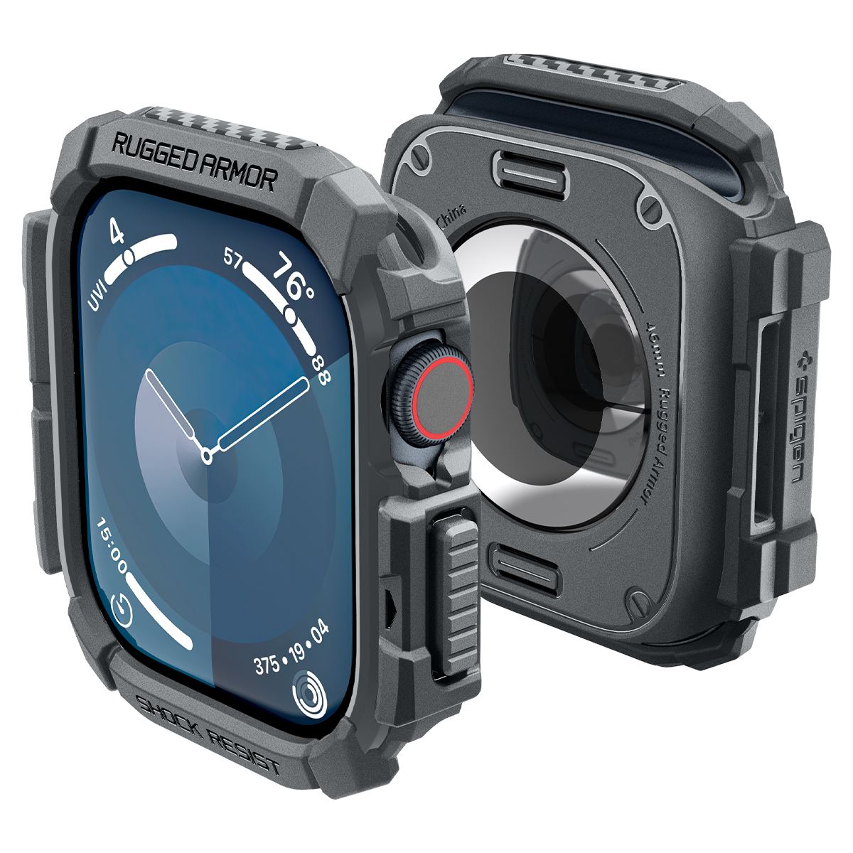 Spigen Rugged Armor, dark gray - Apple Watch 11/10 46mm (7)