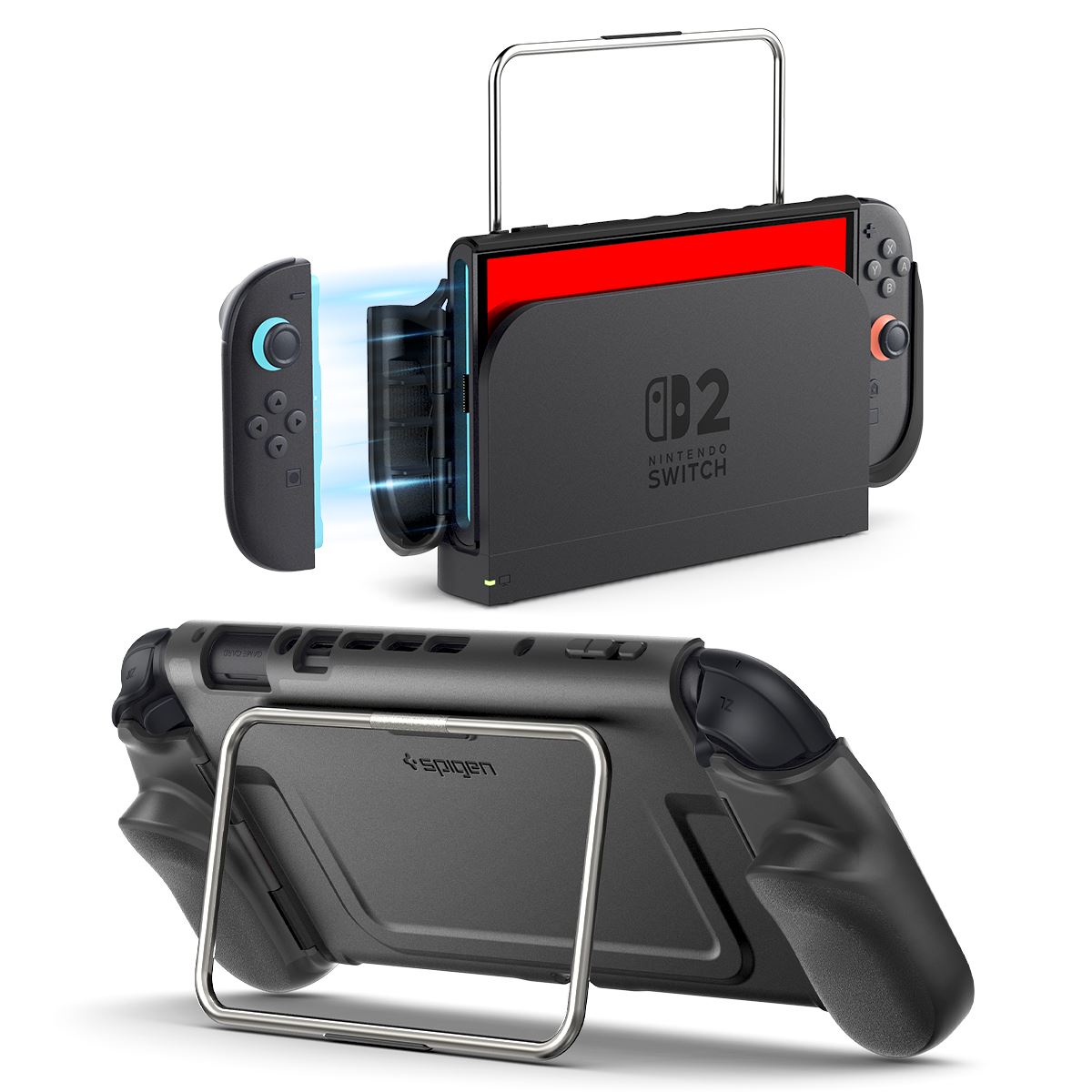 Spigen Dual Grip Pro, black - Nintendo Switch 2 (2)