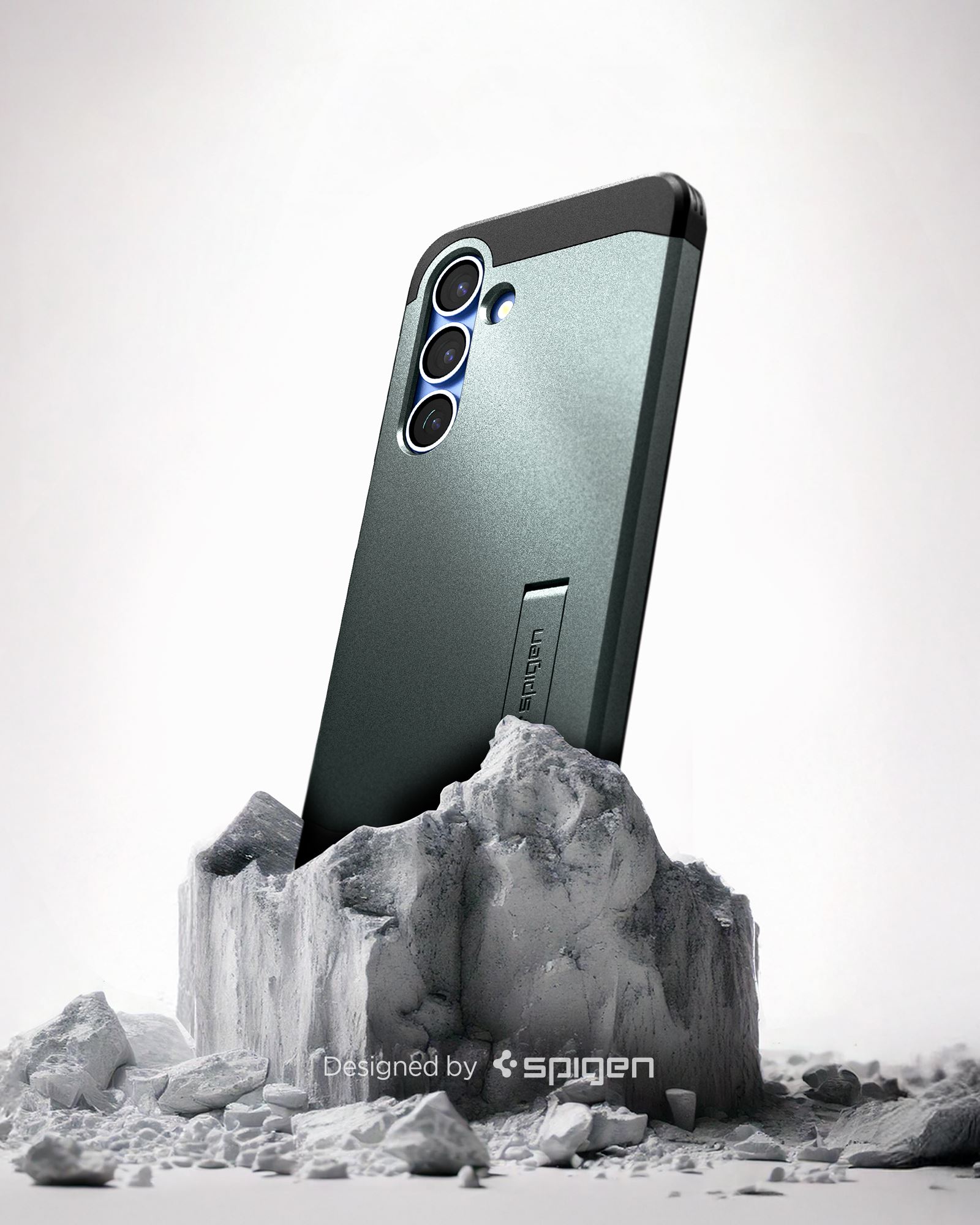 Spigen Tough Armor MagSafe, abyss green - Samsung Galaxy S25+ (15)