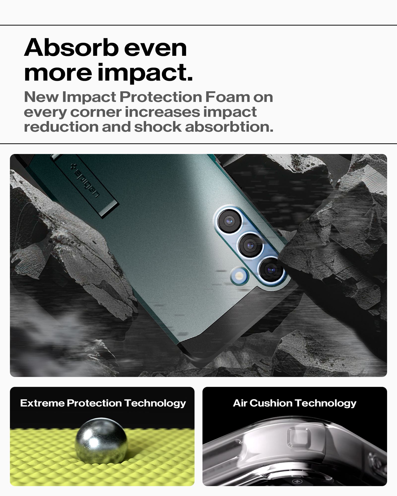 Spigen Tough Armor MagSafe, abyss green - Samsung Galaxy S25+ (17)