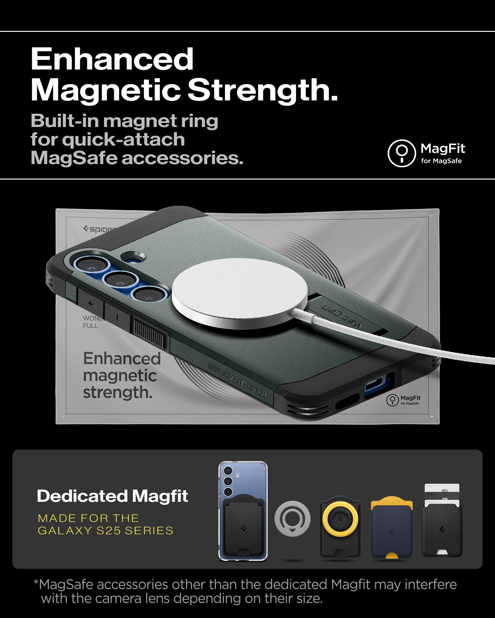 Spigen Tough Armor MagSafe, abyss green - Samsung Galaxy S25+ (18)