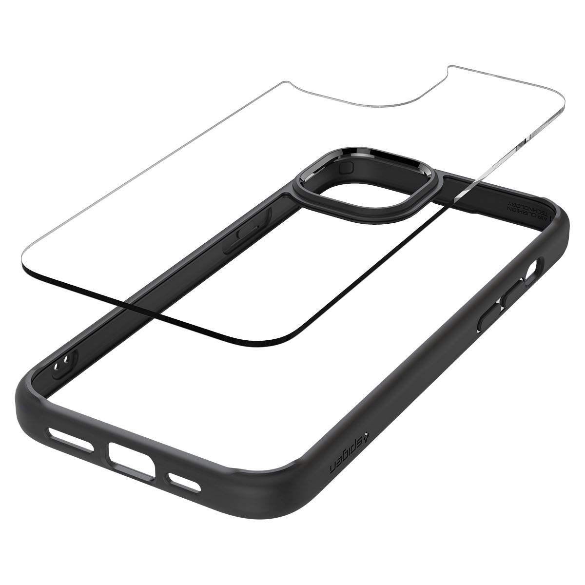 Spigen Crystal Hybrid, matte black - iPhone 15 Plus (12)