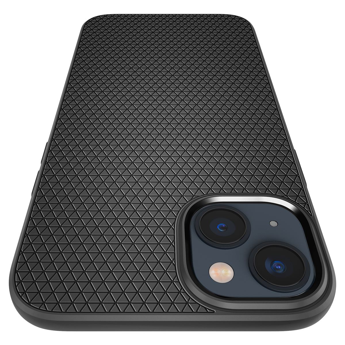 Spigen Liquid Air, matte black - iPhone 14 (8)