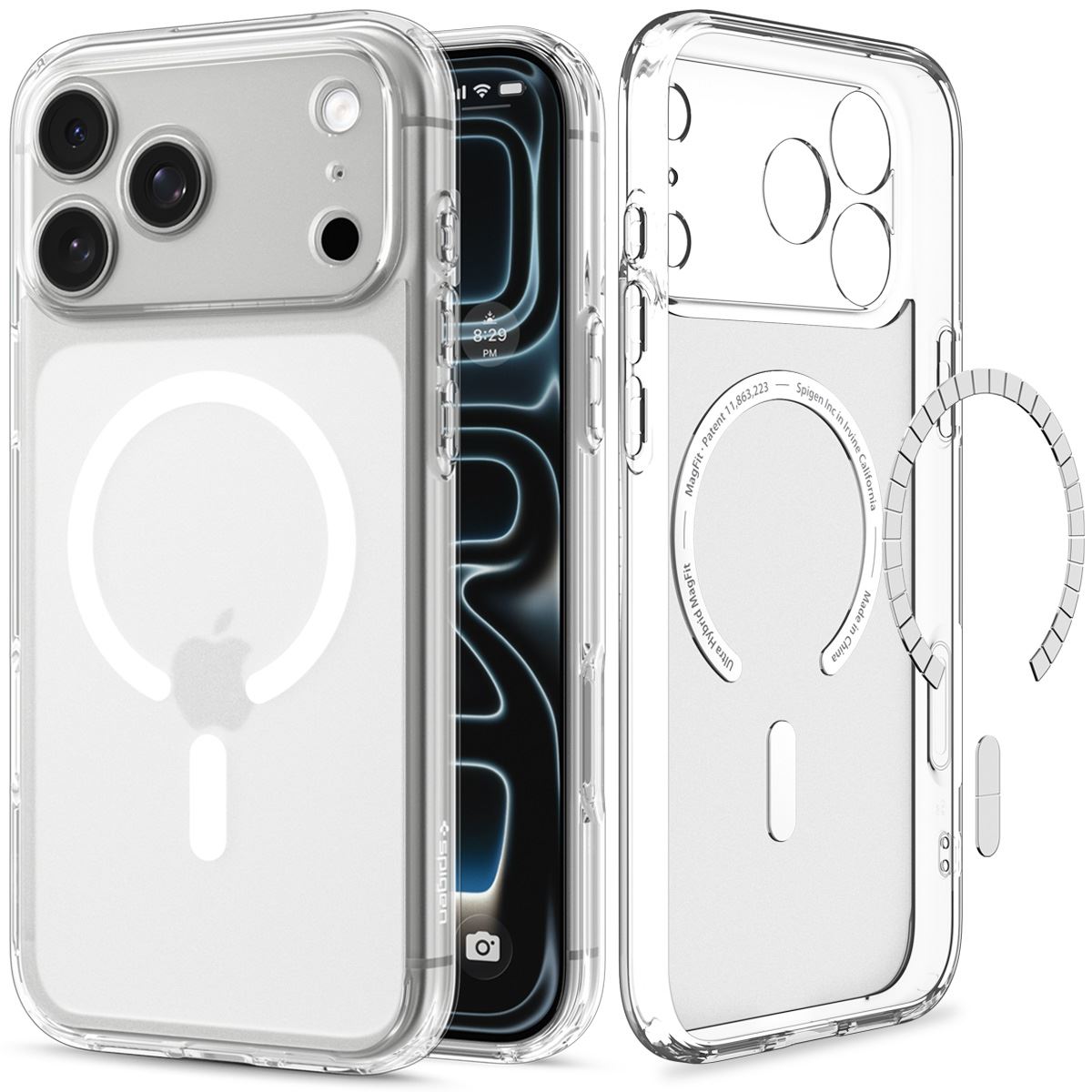 Spigen Ultra Hybrid MagSafe, frost white - iPhone 18 Pro/17 Pro