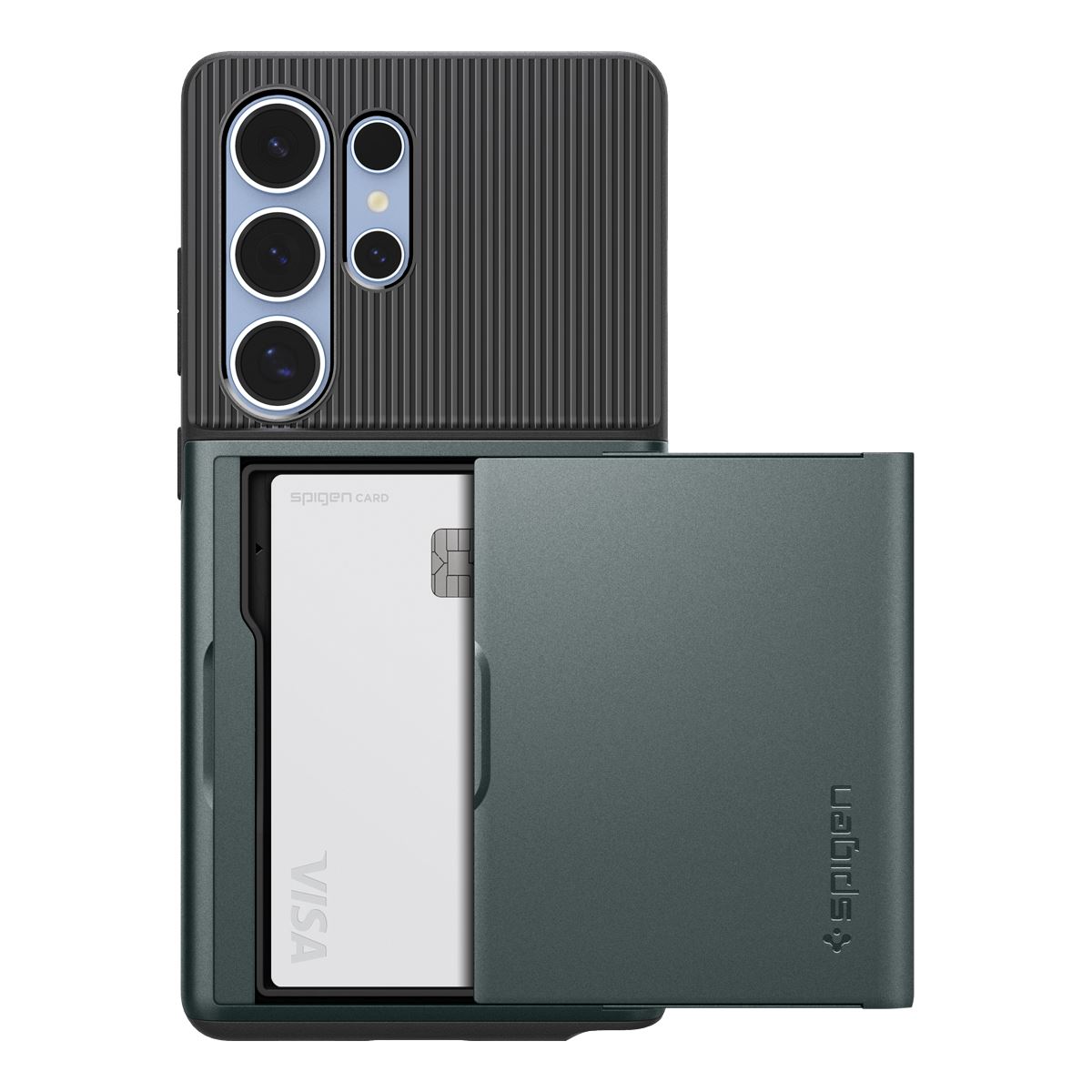 Spigen Slim Armor CS, abyss green - Samsung Galaxy S25 Ultra (2)