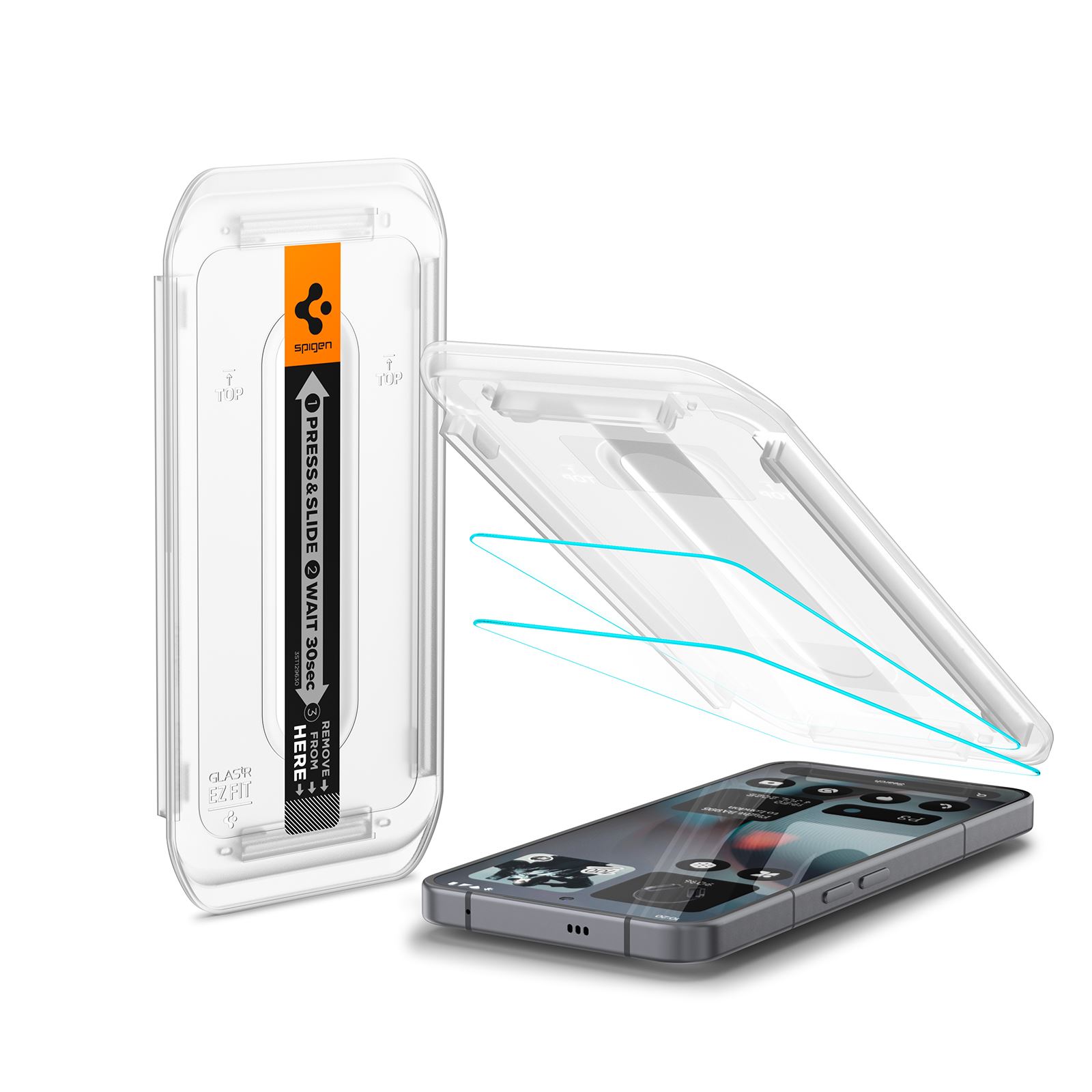 Spigen Glass tR EZ Fit 2 Pack, transparency - Nothing Phone (3) (1)