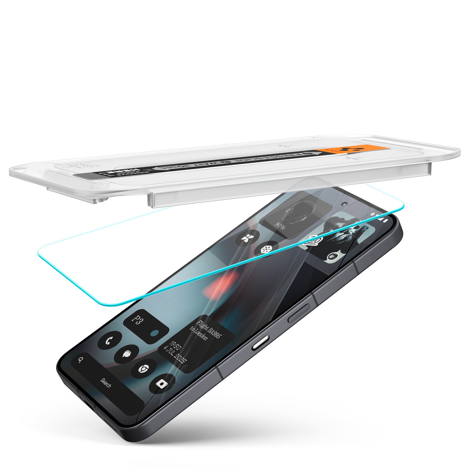 Spigen Glass tR EZ Fit 2 Pack, transparency - Nothing Phone (3) (11)