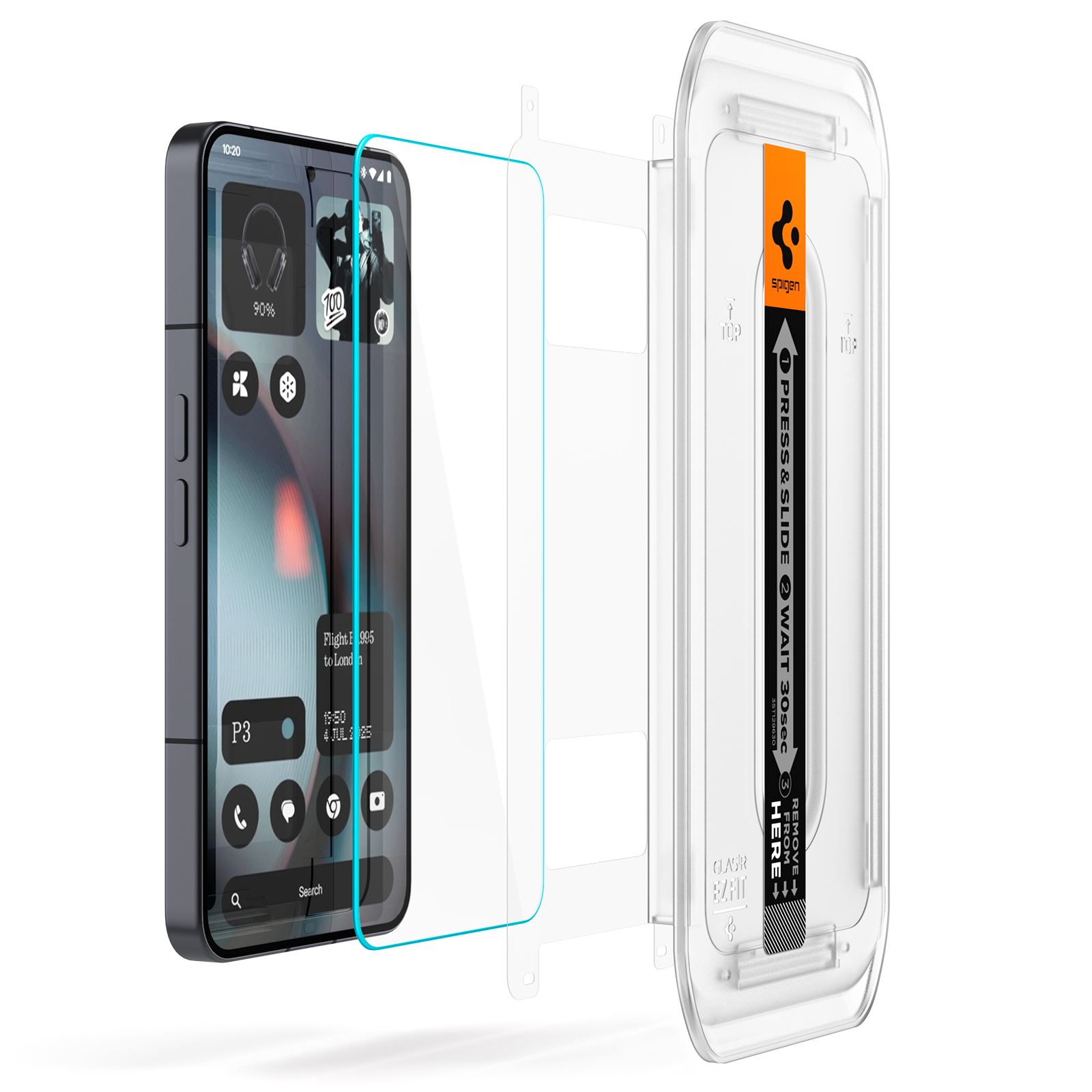 Spigen Glass tR EZ Fit 2 Pack, transparency - Nothing Phone (3) (13)