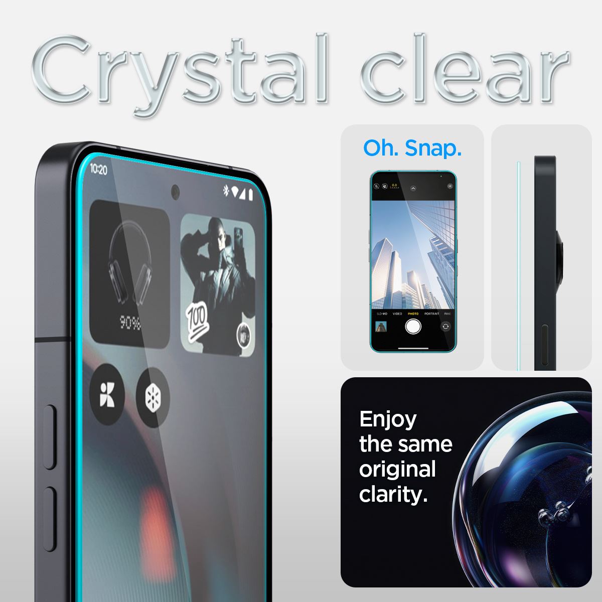 Spigen Glass tR EZ Fit 2 Pack, transparency - Nothing Phone (3) (5)