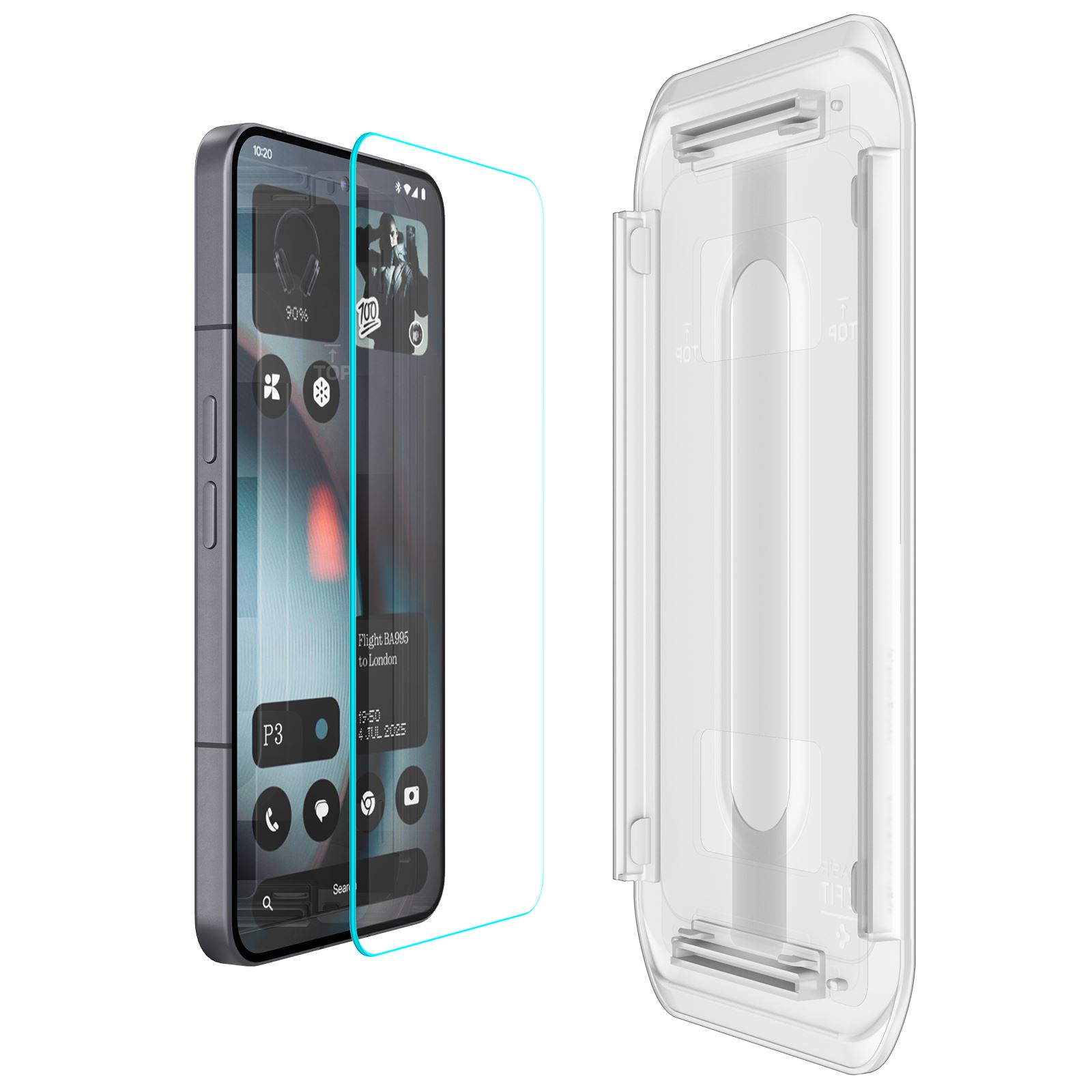 Spigen Glass tR EZ Fit 2 Pack, transparency - Nothing Phone (3) (9)