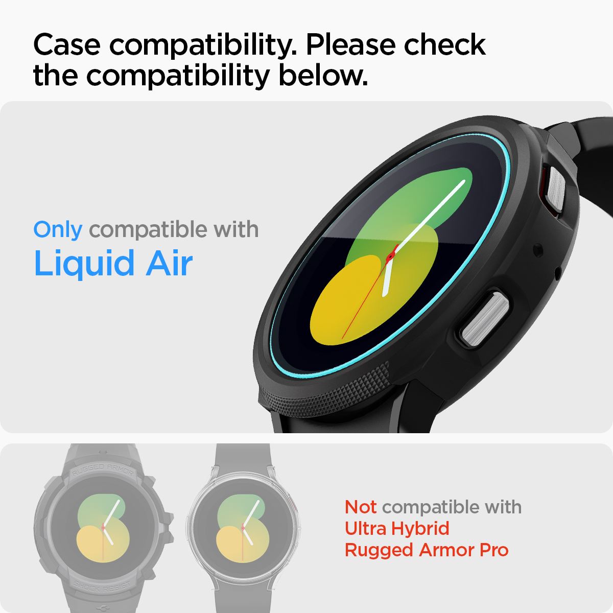 Spigen Glass EZ Fit 2 Pack - Samsung Galaxy Watch5/4 44mm (3)