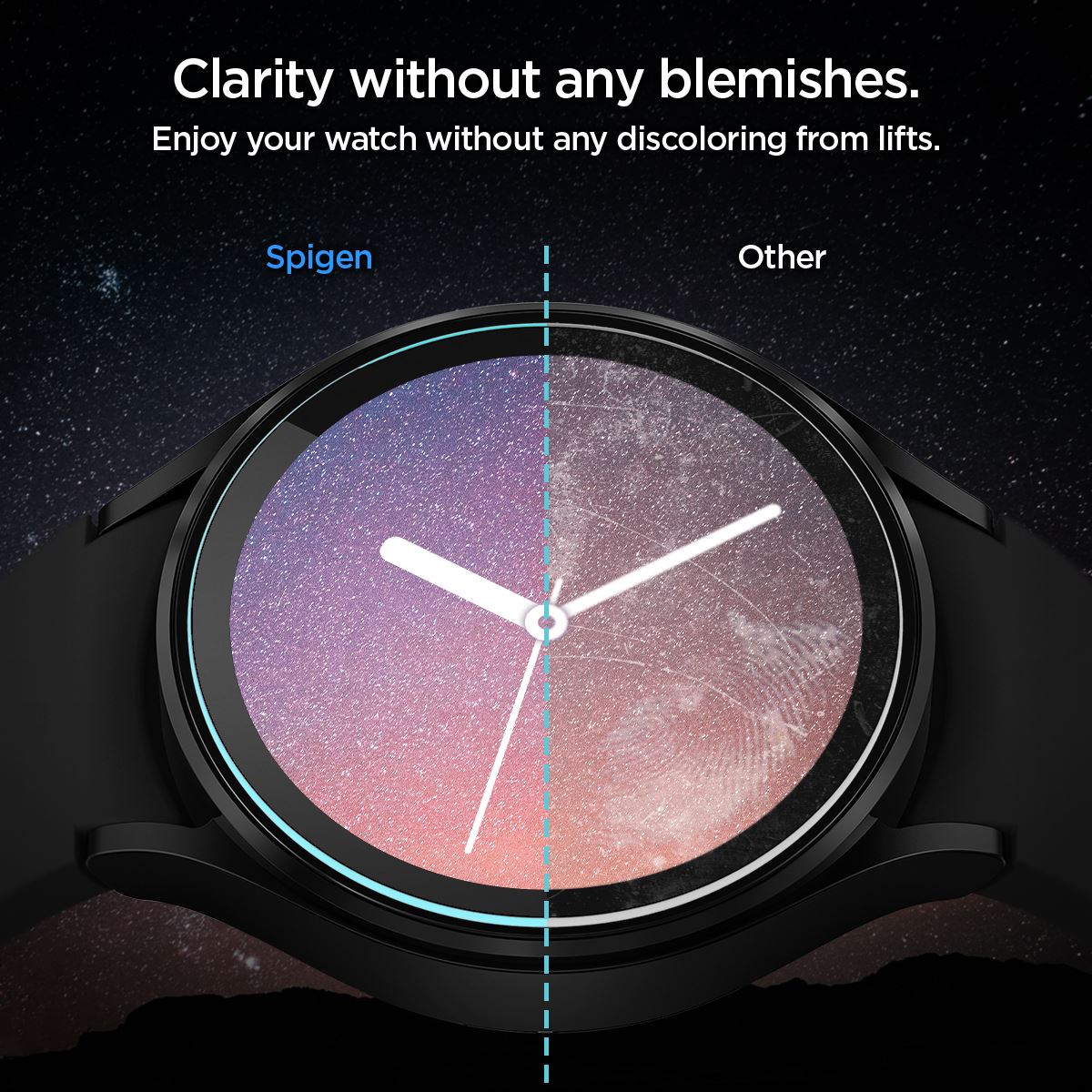 Spigen Glass EZ Fit 2 Pack - Samsung Galaxy Watch5/4 44mm (7)