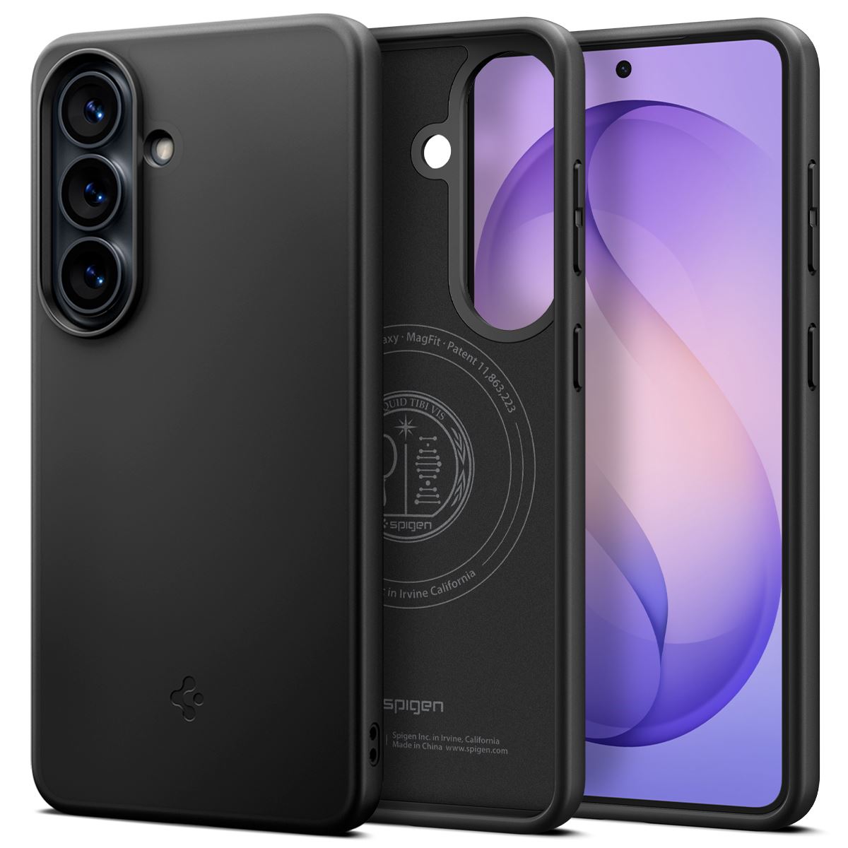 Spigen Thin Fit MagSafe, black - Samsung Galaxy S26 (1)