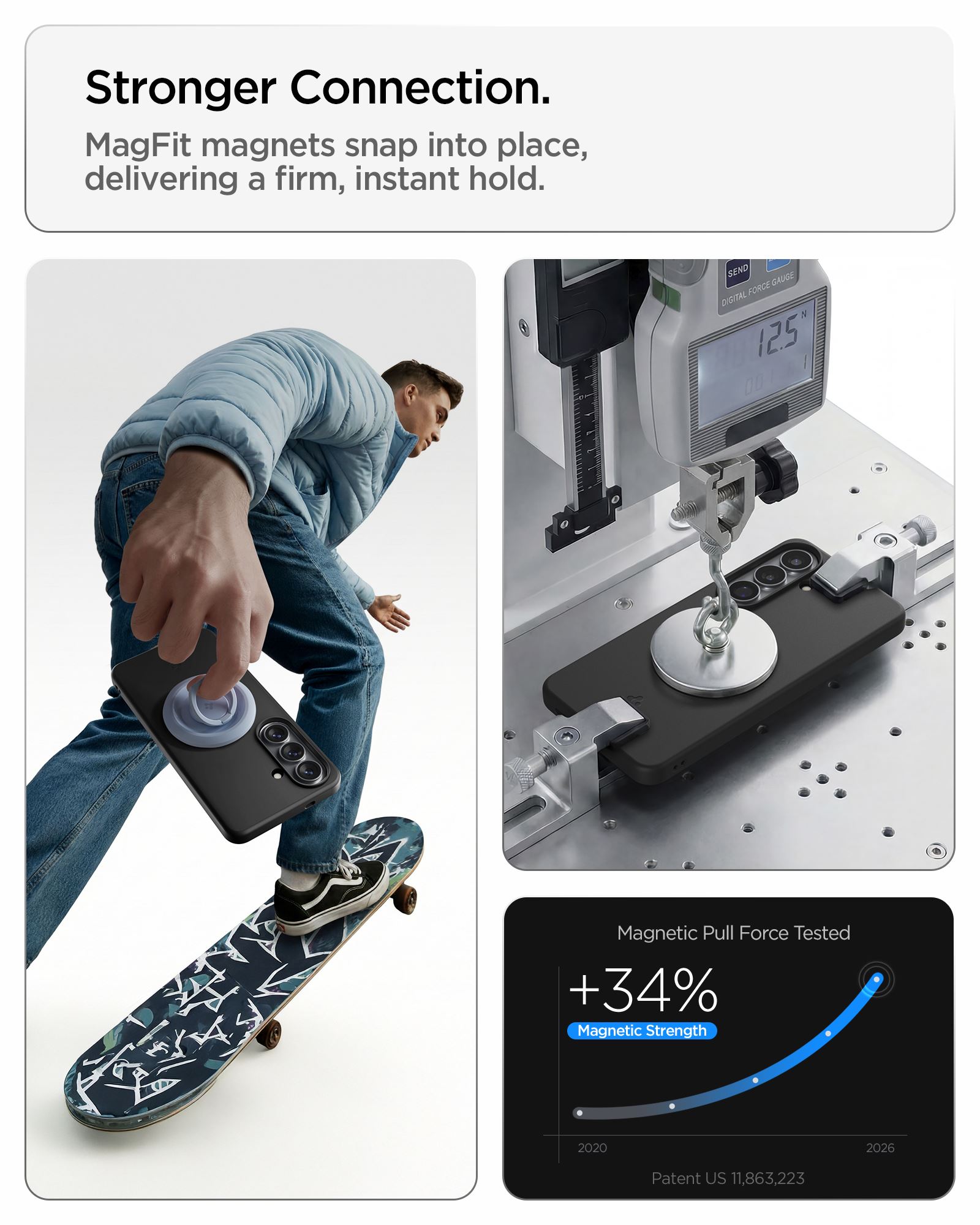 Spigen Thin Fit MagSafe, black - Samsung Galaxy S26 (12)