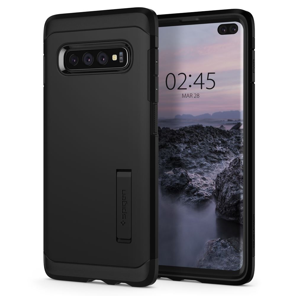 Spigen Tough Armor, black - Galaxy S10+ (1)