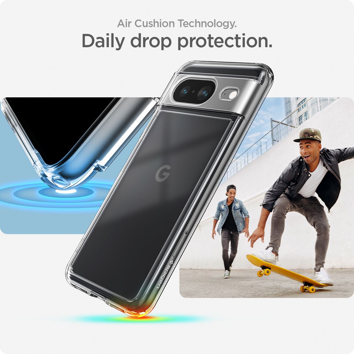 Spigen Ultra Hybrid, crystal clear - Google Pixel 8 (13)