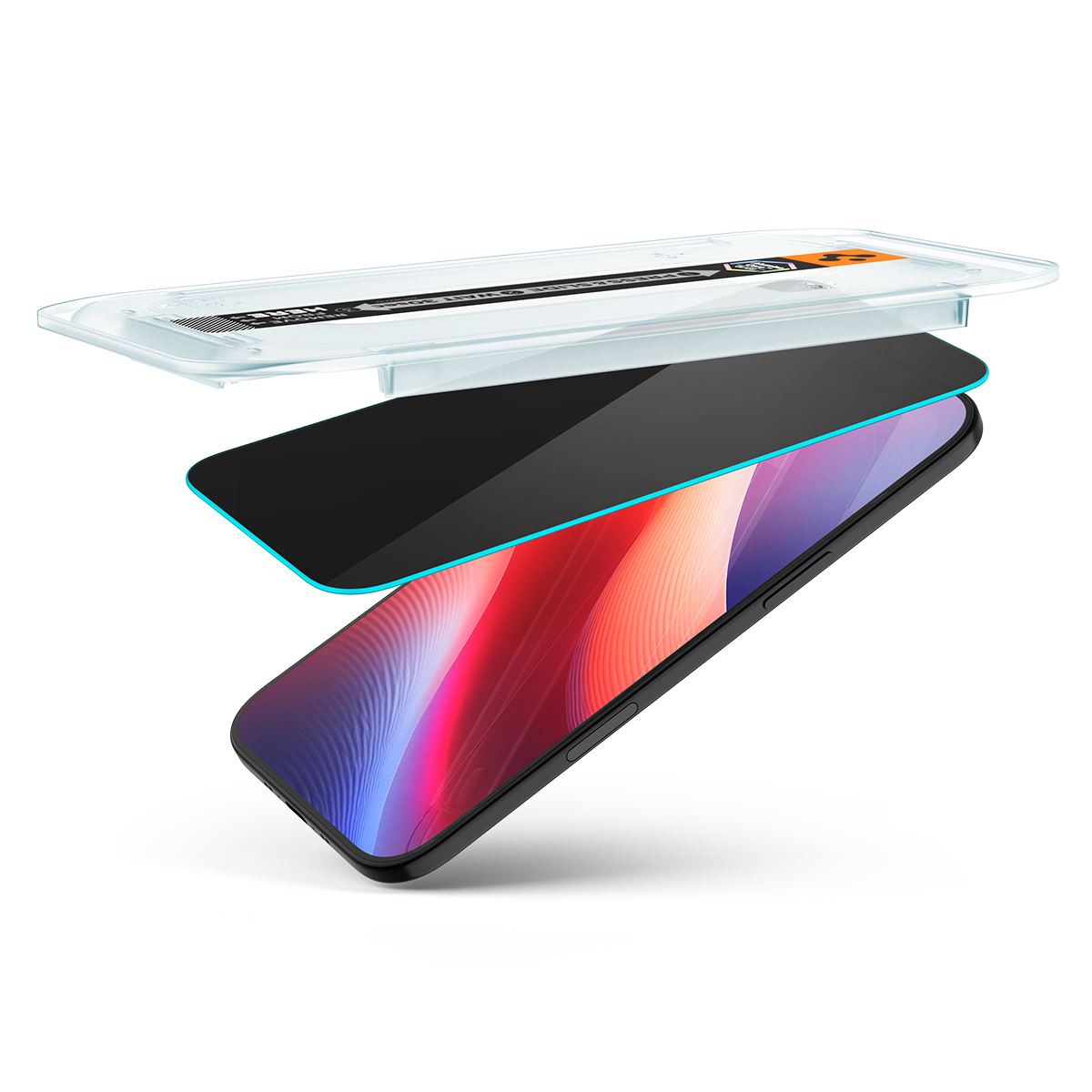 Spigen Glass tR EZ Fit Pro HD (Privacy) 1 Pack, transparency - iPhone Air (5)