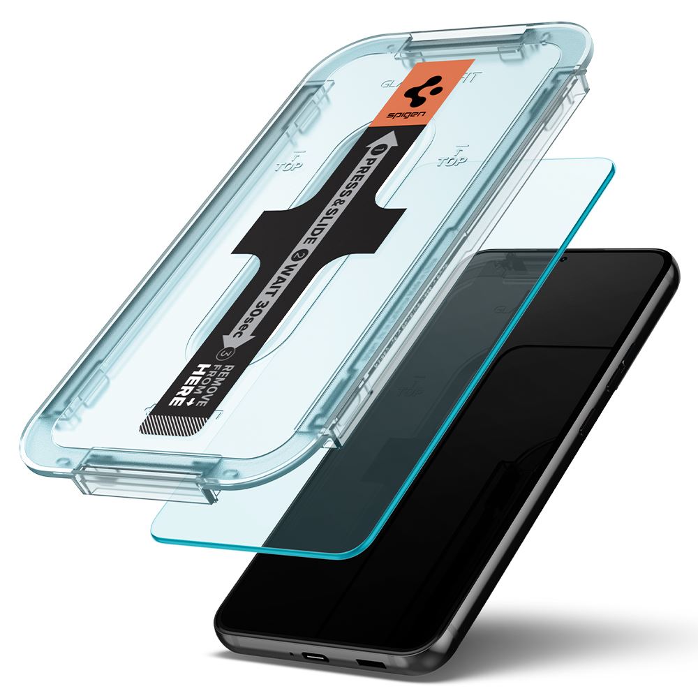 Spigen Glass tR EZ Fit 2 Pack - Samsung Galaxy S22 (2)