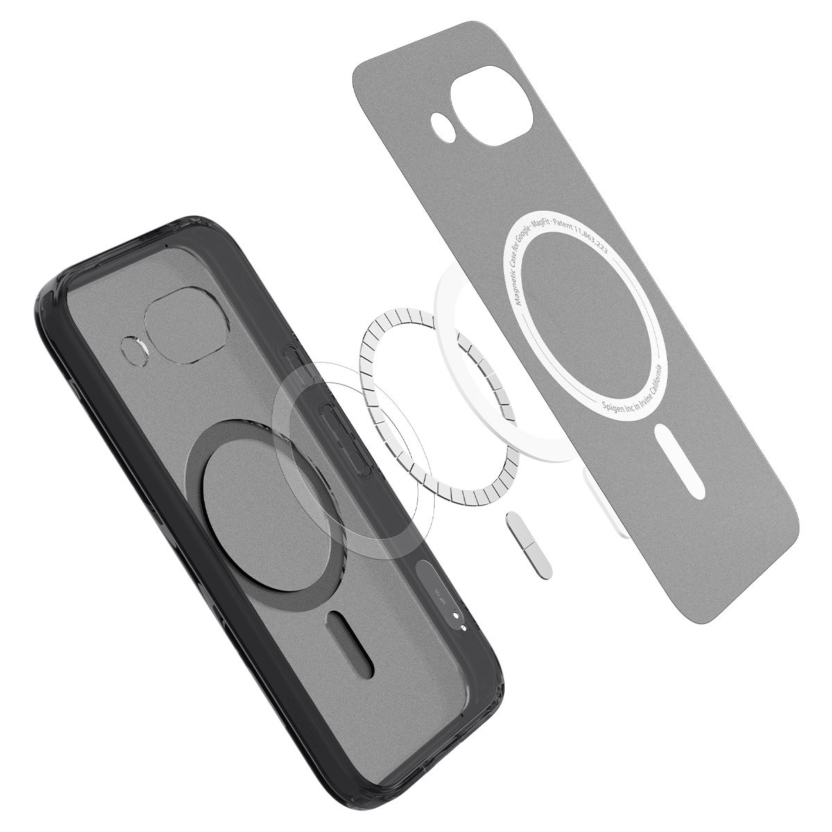 Spigen Ultra Hybrid MagSafe frost black - Google Pixel 9a (6)