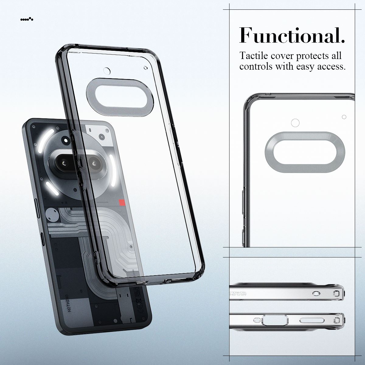 Spigen Ultra Hybrid, space crystal - Nothing Phone (3a) (13)
