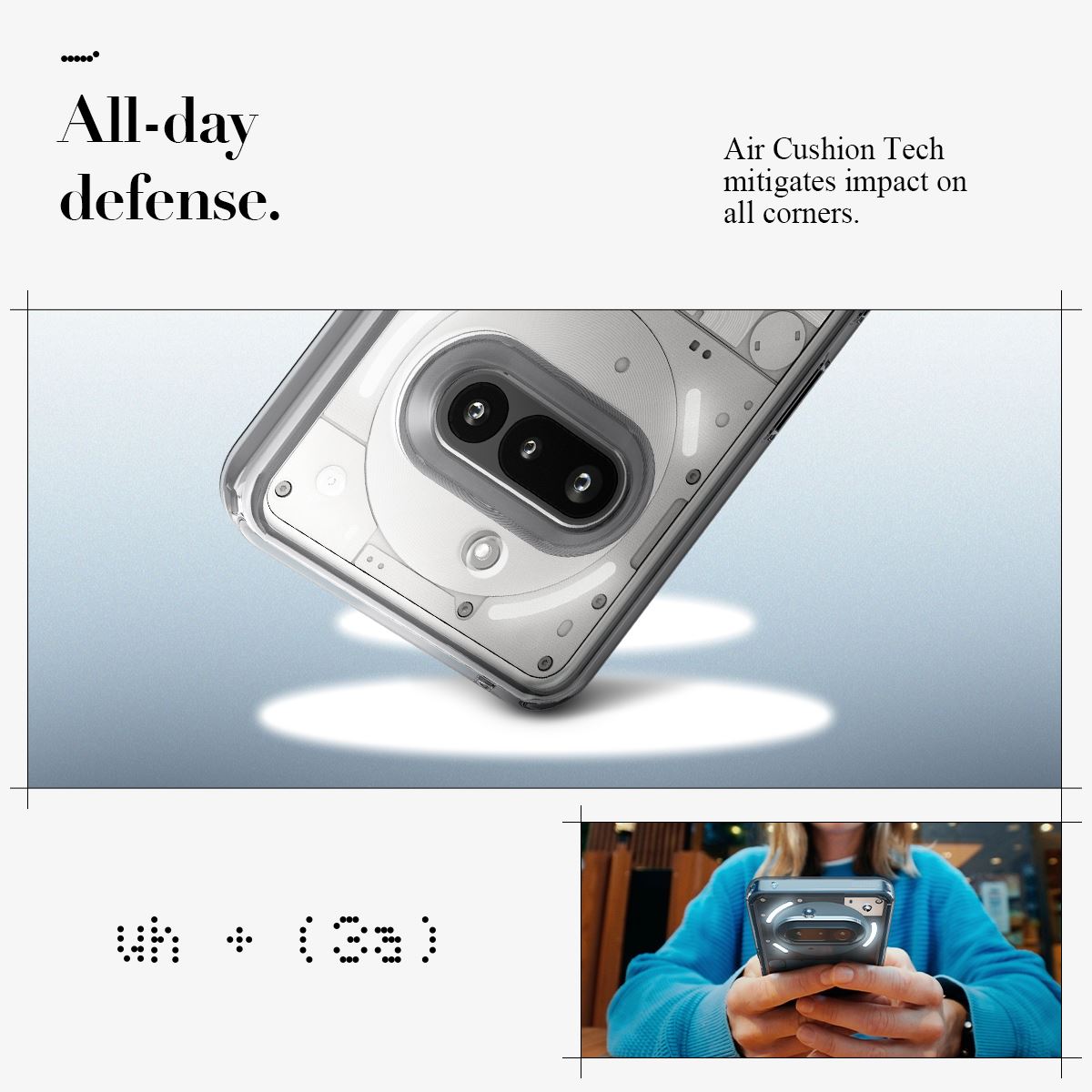 Spigen Ultra Hybrid, space crystal - Nothing Phone (3a) (14)