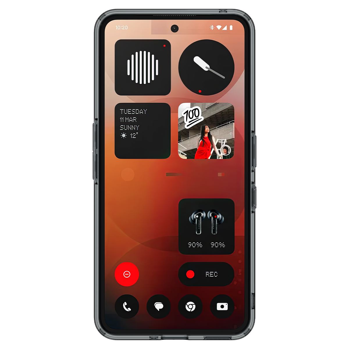 Spigen Ultra Hybrid, space crystal - Nothing Phone (3a) (3)