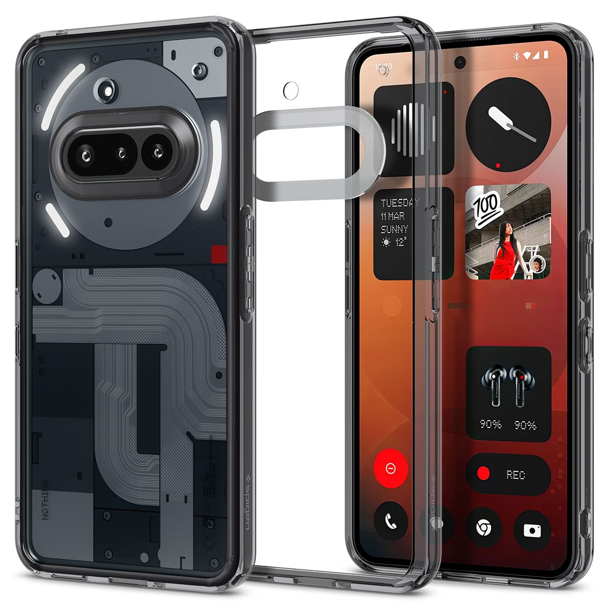 Spigen Ultra Hybrid, space crystal - Nothing Phone (3a)