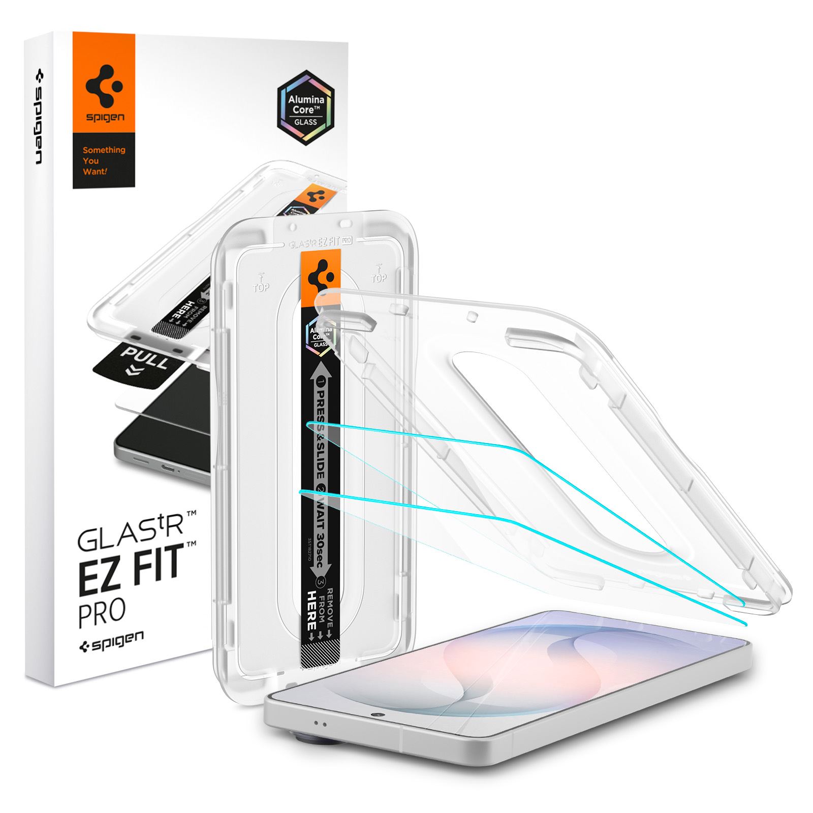 Spigen Glass tR EZ Fit Pro (Anti Reflection) 2 Pack, transparency - Samsung Galaxy S26