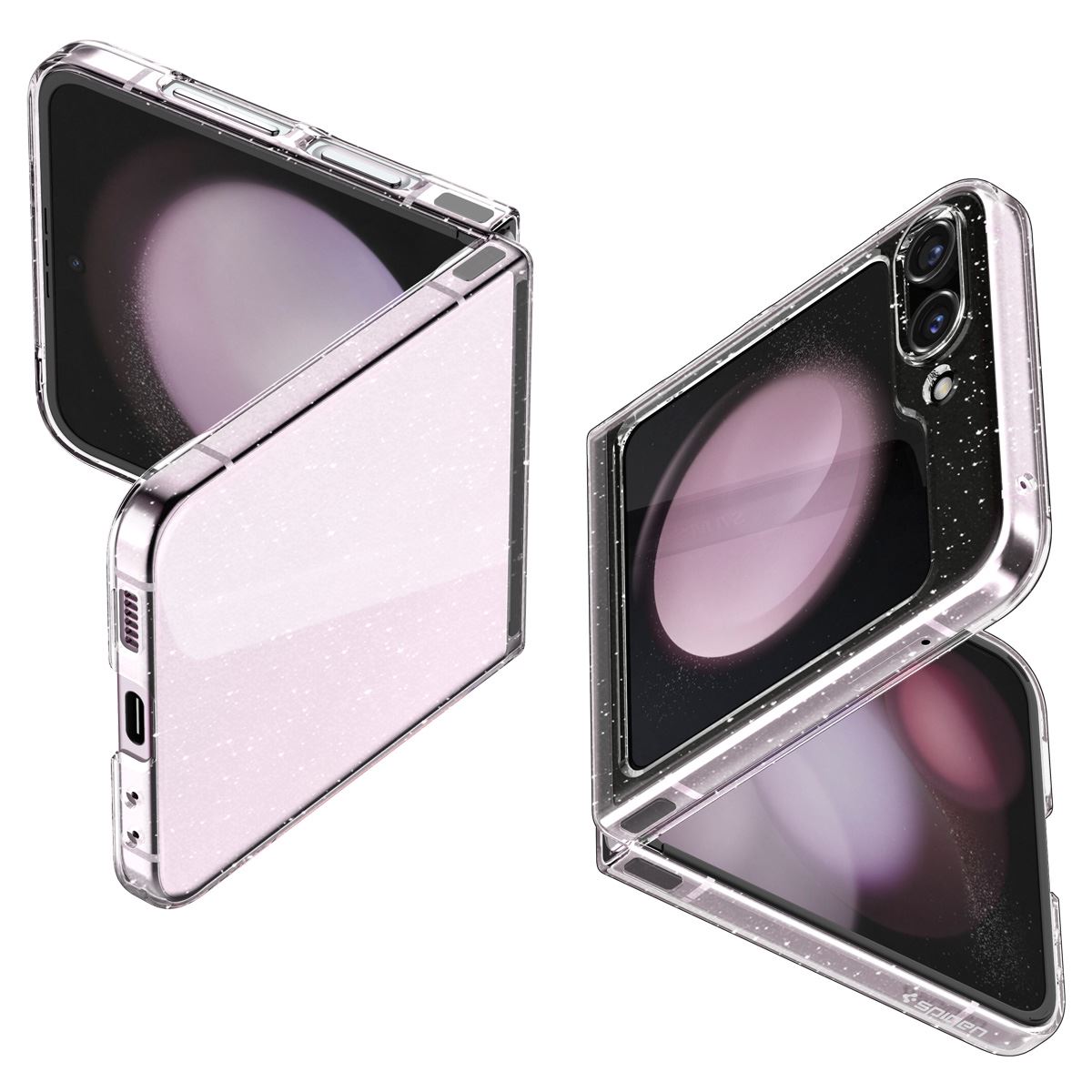 Spigen Air Skin Glitter, crystal quartz - Samsung Galaxy Z Flip5 (3)