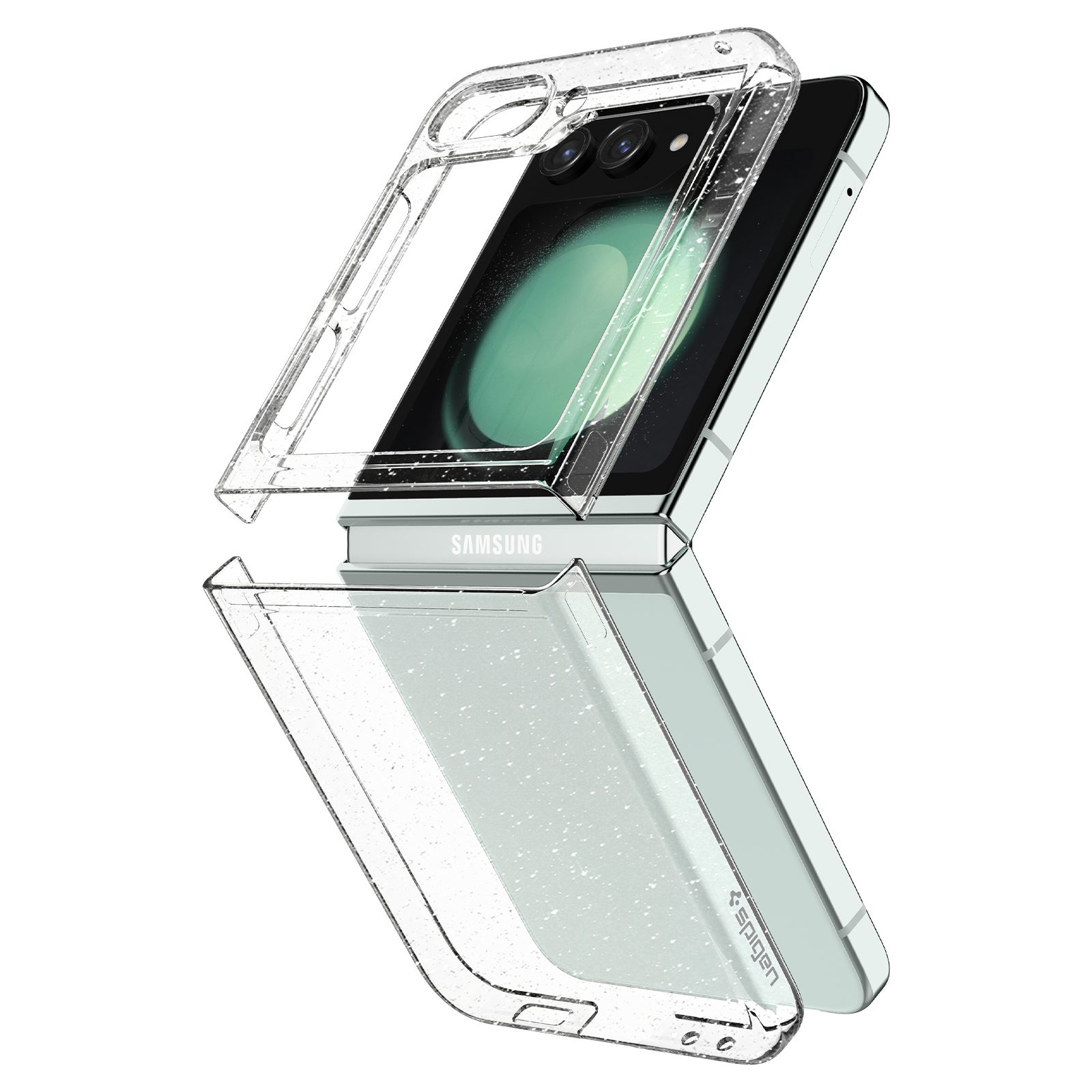 Spigen Air Skin Glitter, crystal quartz - Samsung Galaxy Z Flip5 (4)