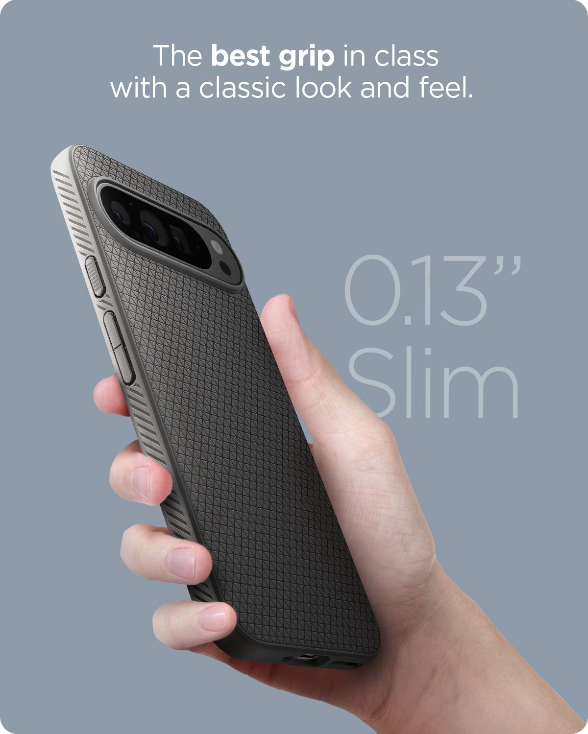 Spigen Liquid Air, marble gray - Google Pixel 9 Pro XL (15)