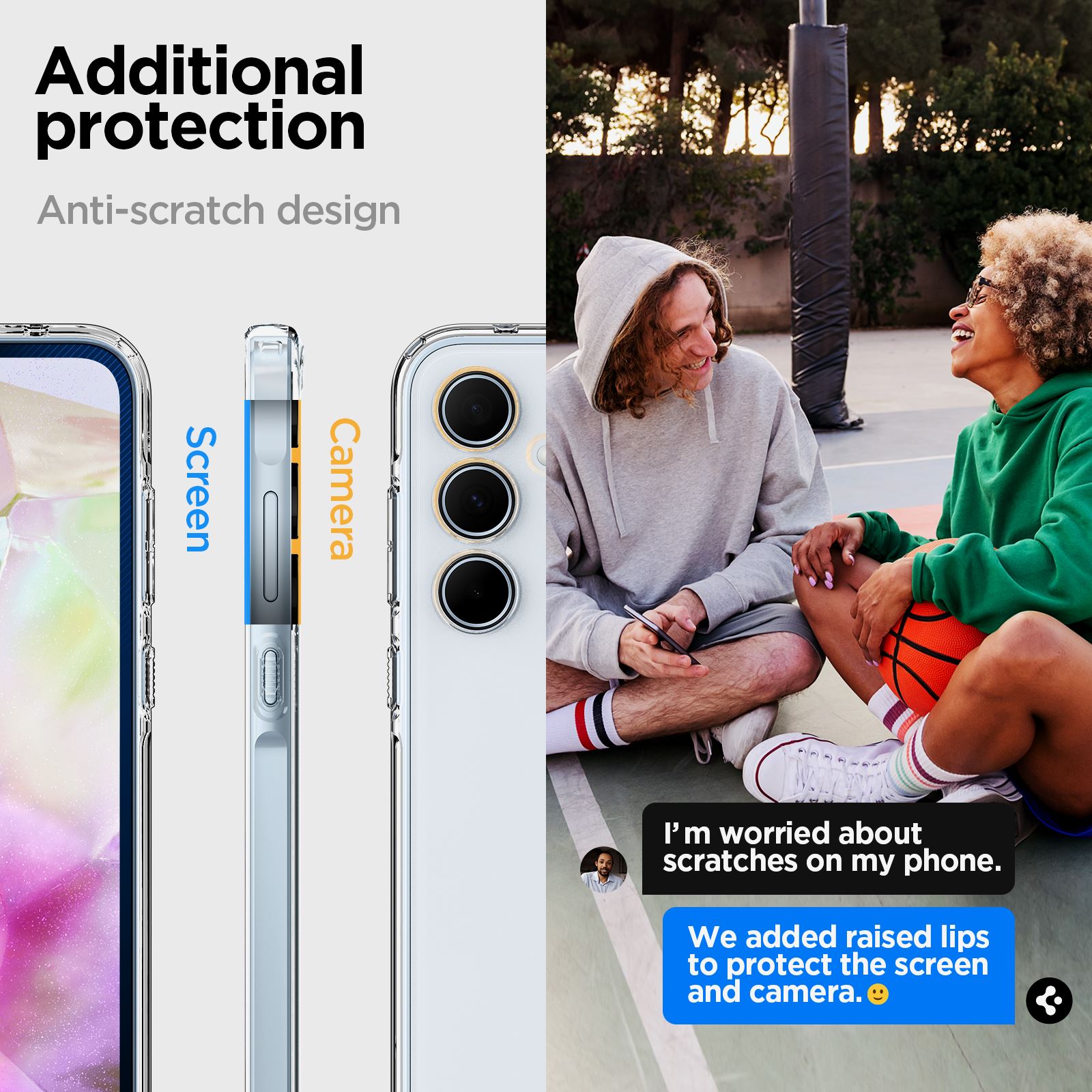Spigen Ultra Hybrid, crystal clear - Samsung Galaxy A35 (13)