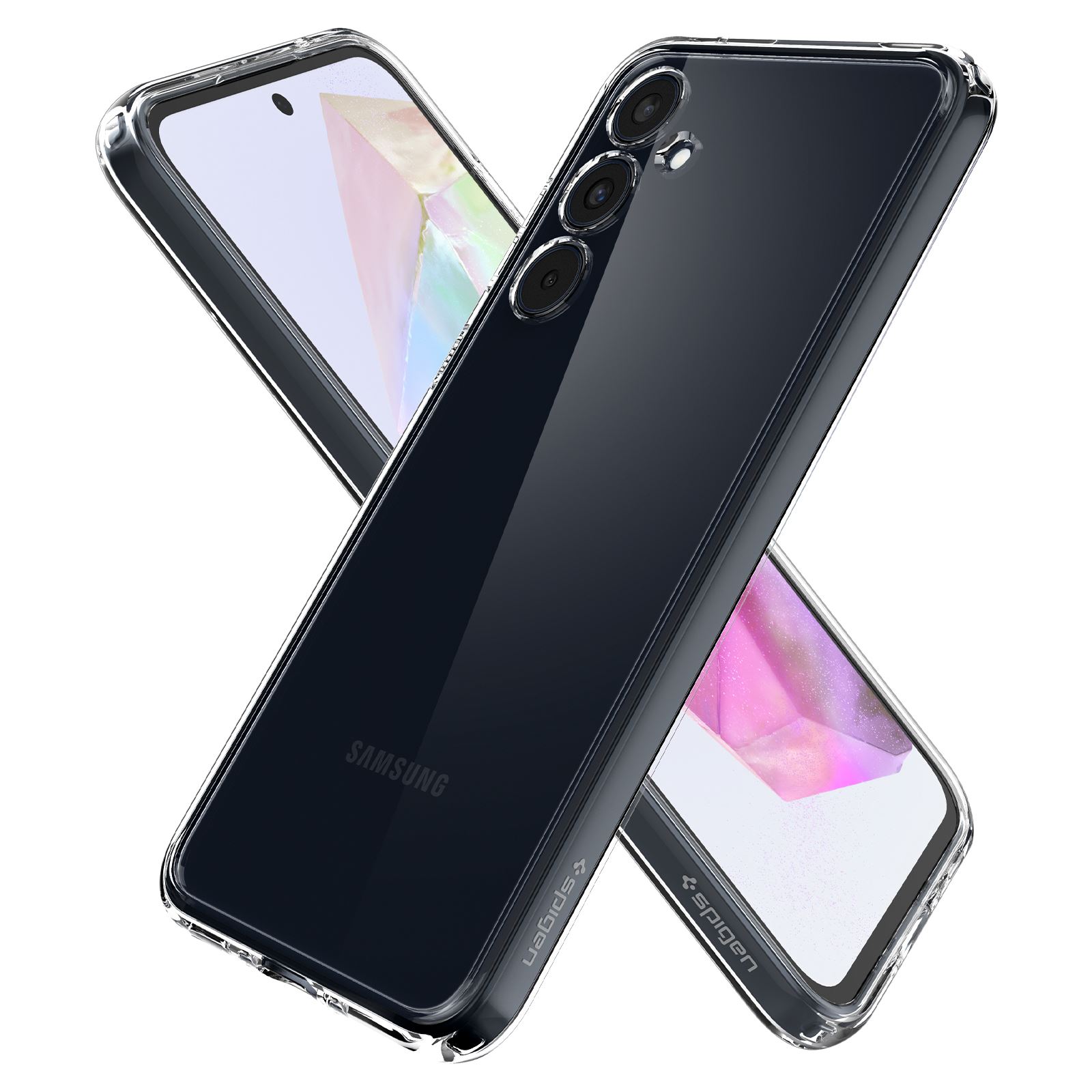 Spigen Ultra Hybrid, crystal clear - Samsung Galaxy A35 (7)