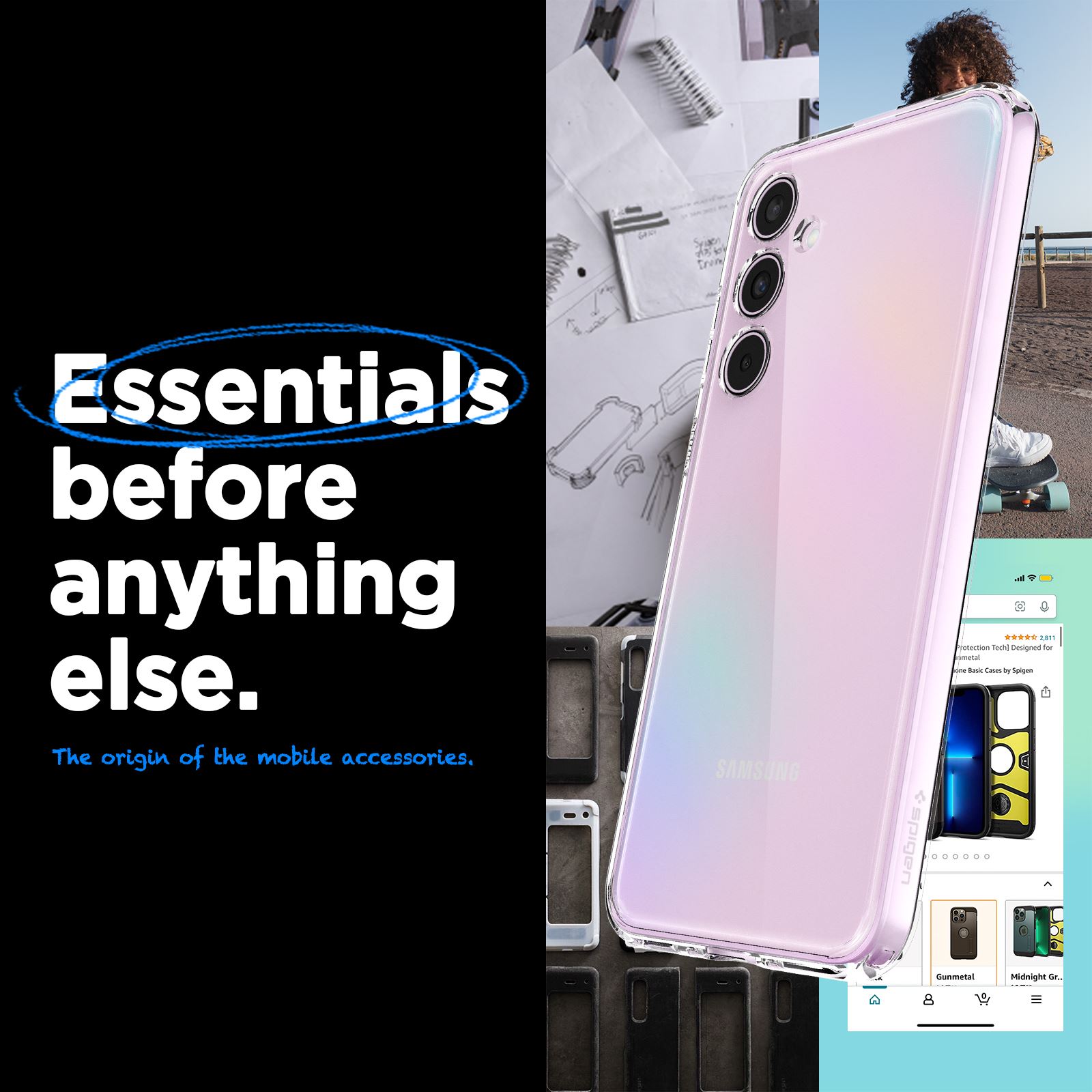 Spigen Ultra Hybrid, crystal clear - Samsung Galaxy A35 (9)